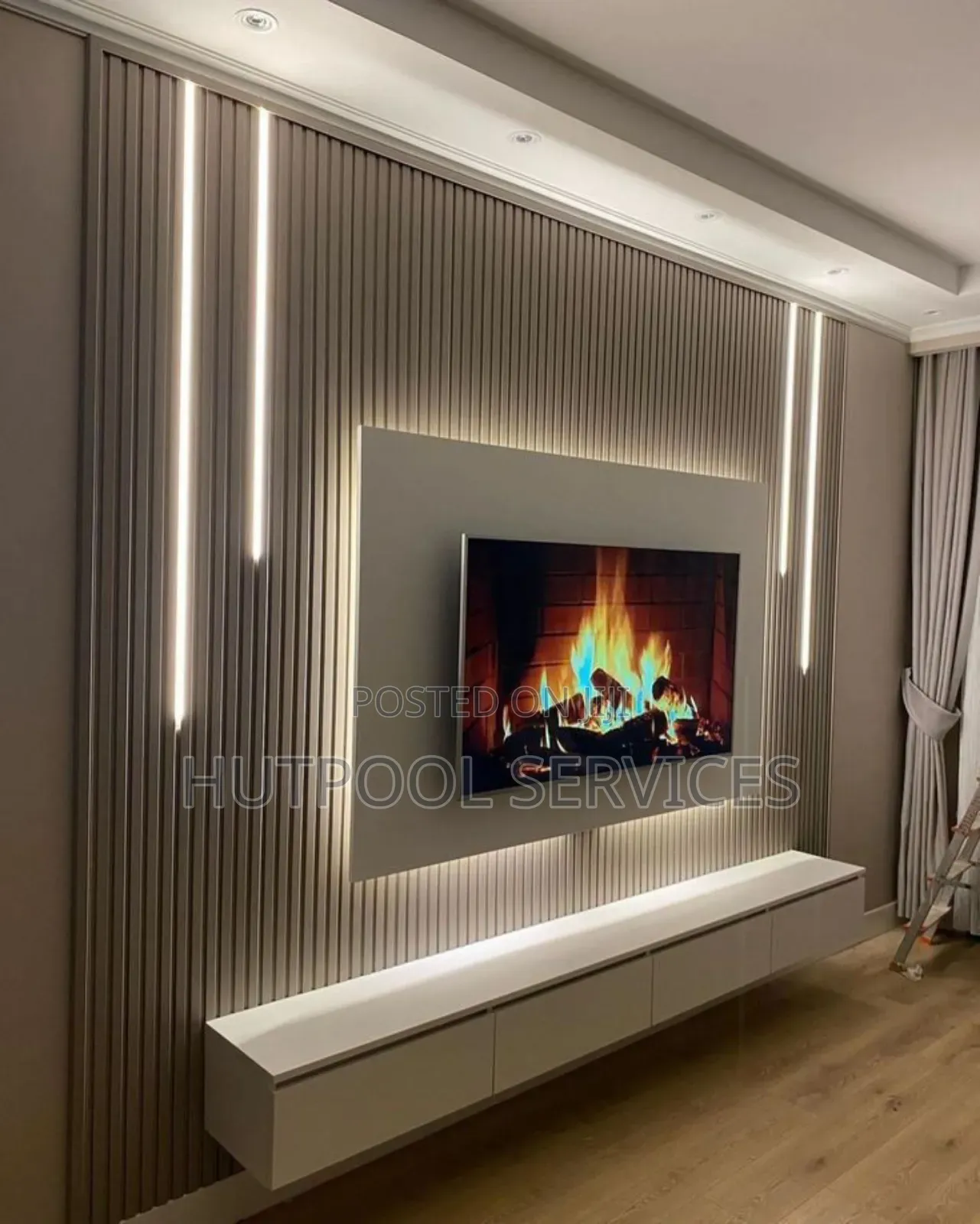 Floating Tv Console Installation