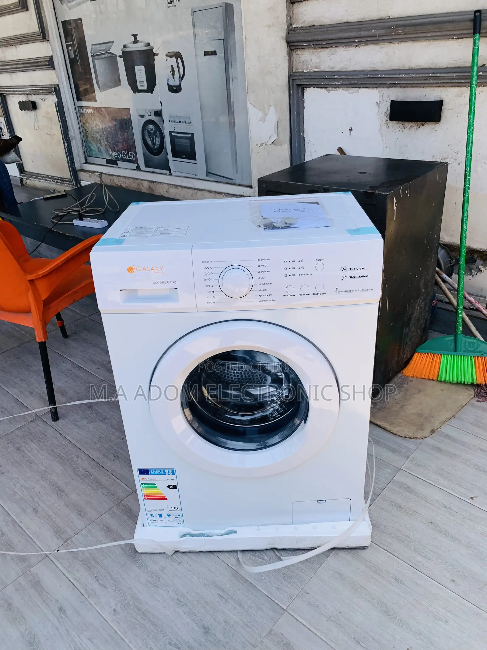 Galaxy 6kg Front Loader Machine for Washing