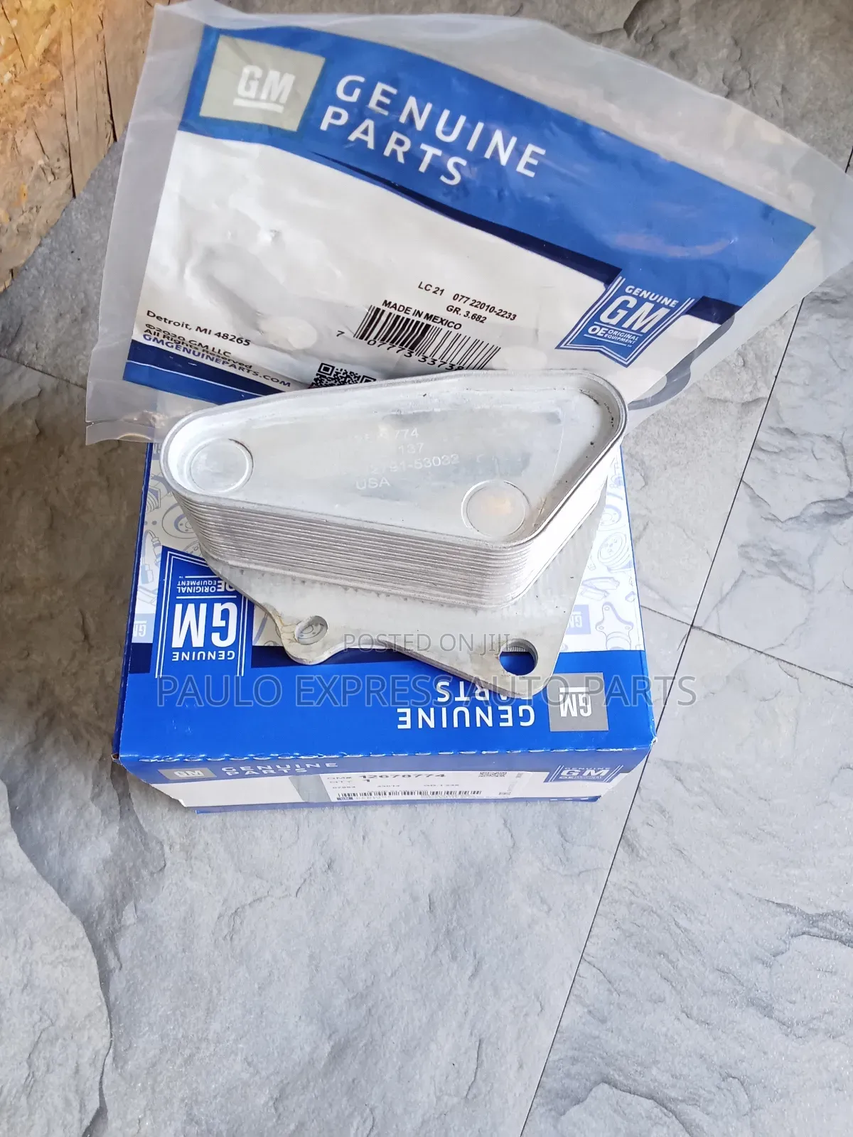 Engine Oil Cooler for Chevy Equinox