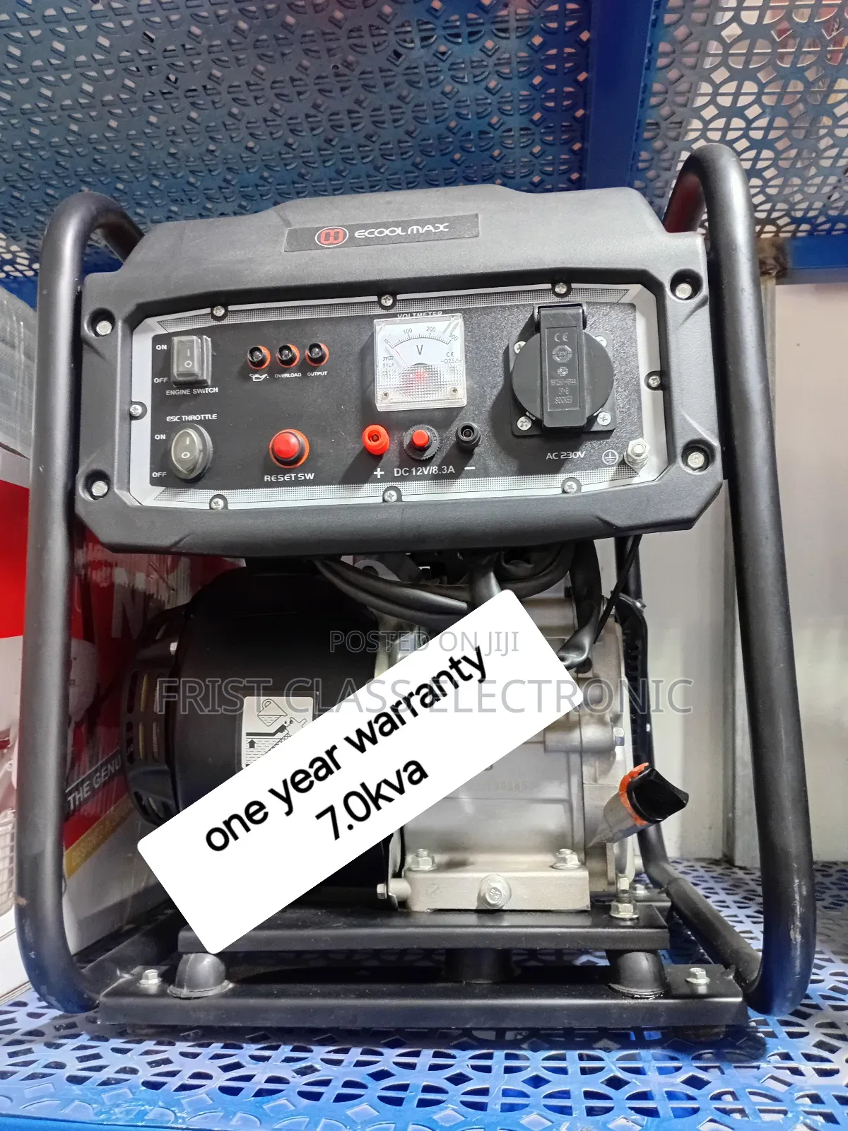 High Capacity Flow 7.0kva Petrol Generator