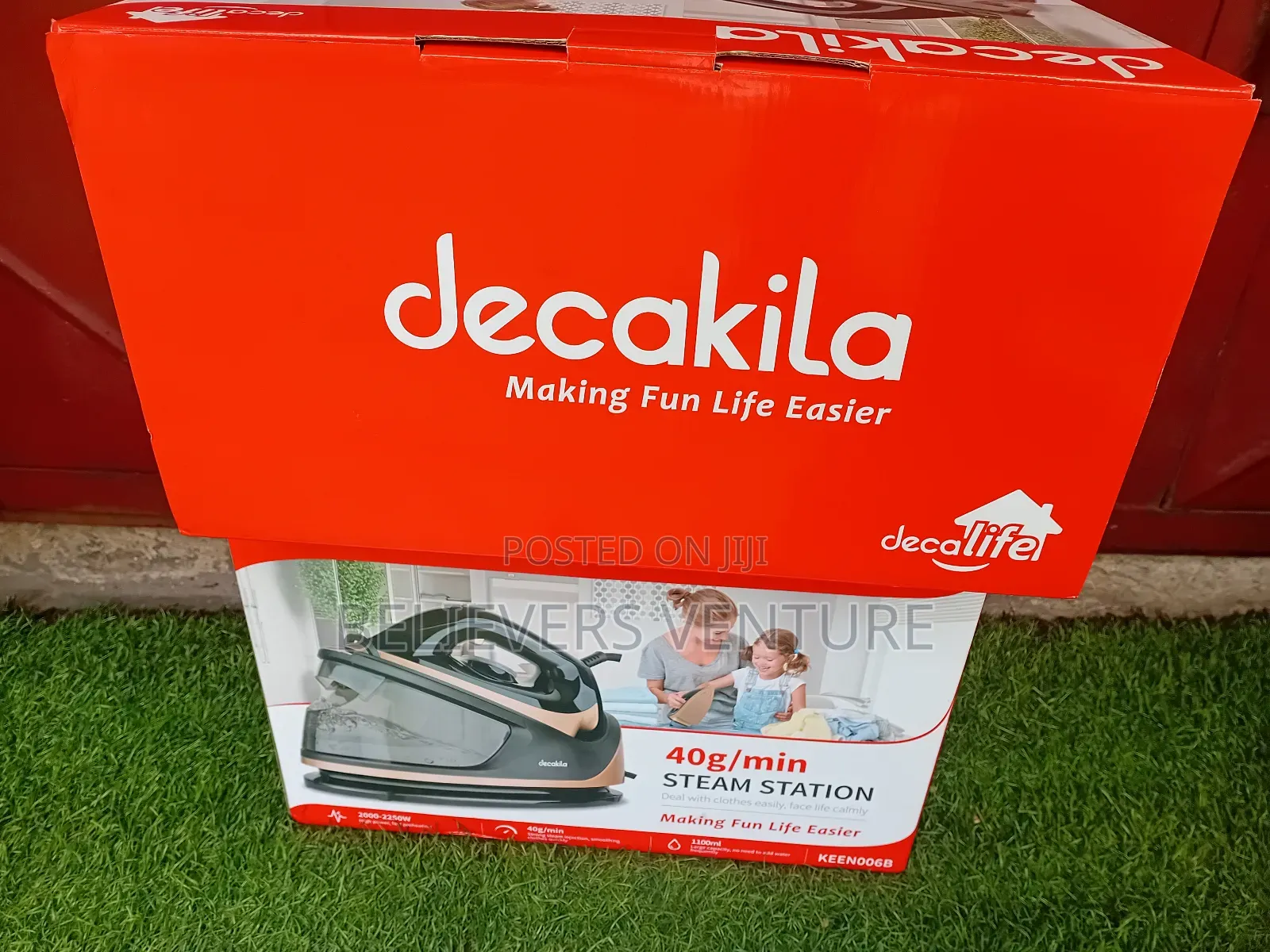 Eco Friendly Decakila 1100ml Iron Decakila Iron Steamer