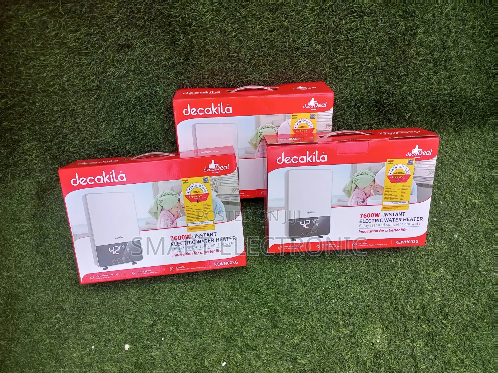 Heat The Water With Decakila Electric Water Heater 7600w