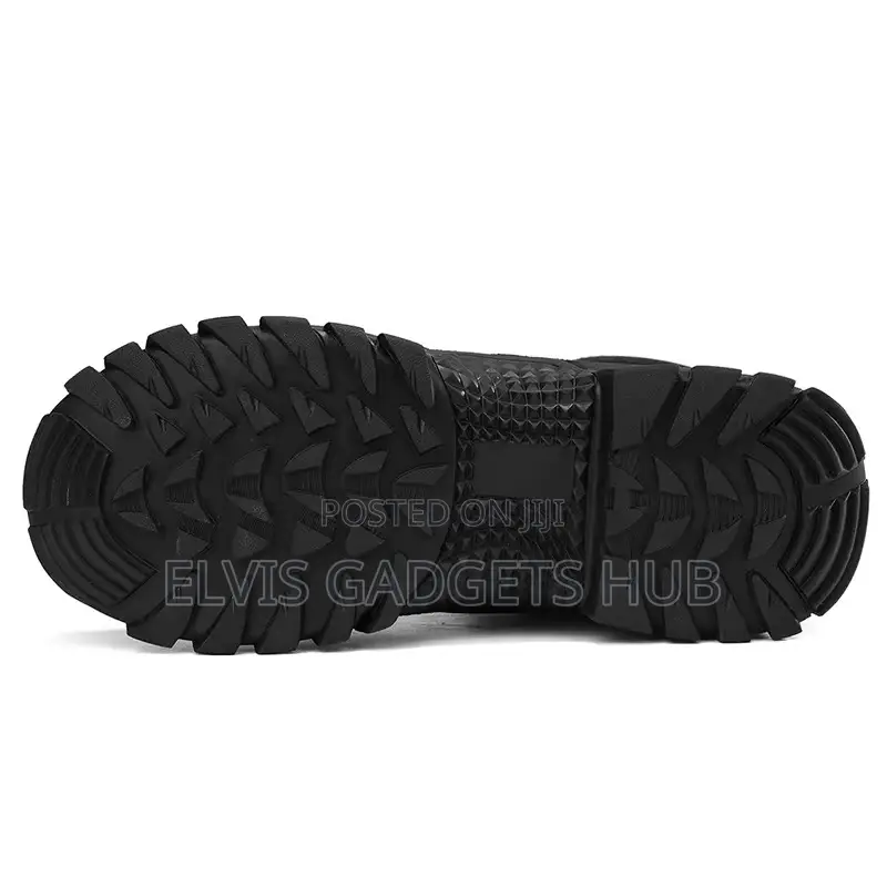 Military Tactical Boots Suede Black