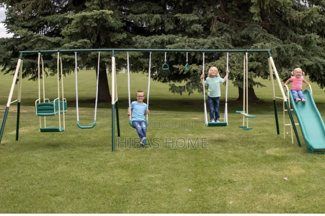 Germany Propel Metal Kids Swing Slide (8-9 Kids) 3-12yrs