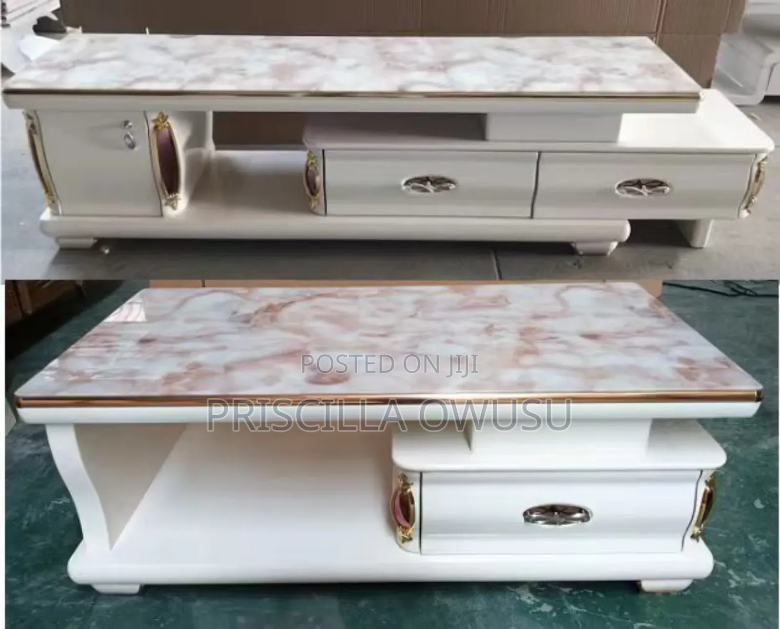 Tv Stand Center Table Set