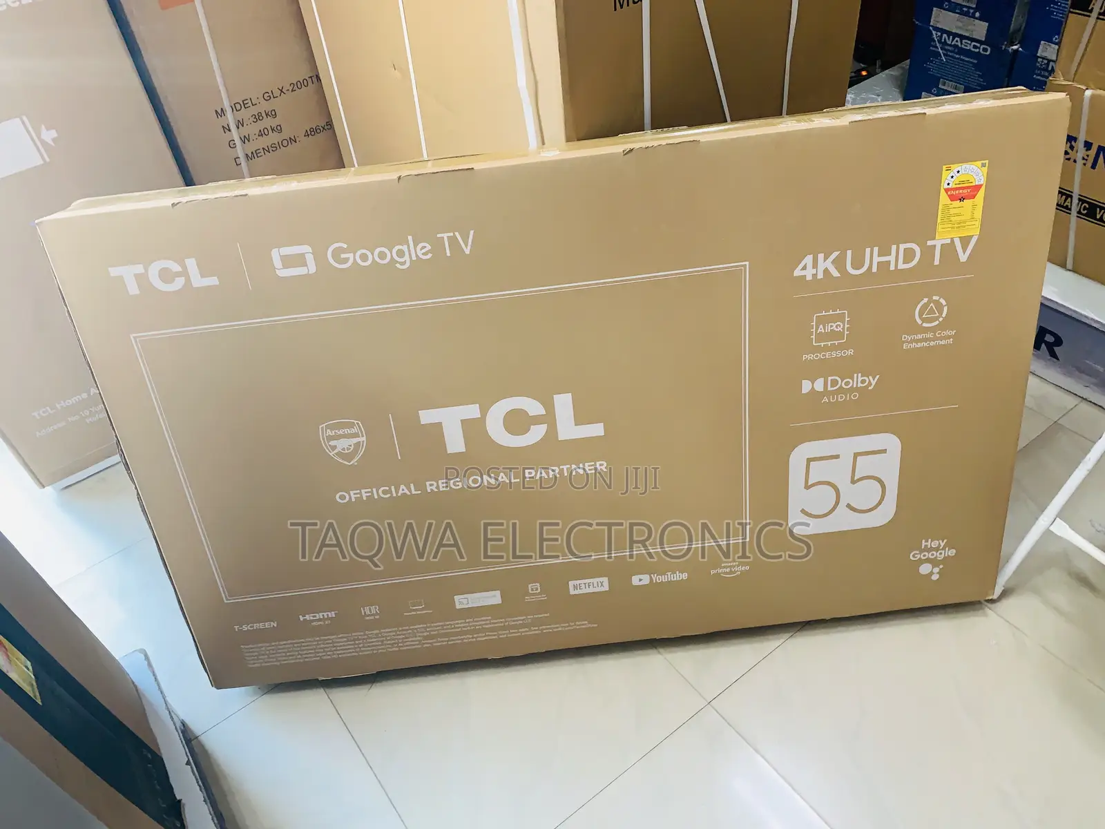 Full Viewing,Tcl 55 Inches Android Tv