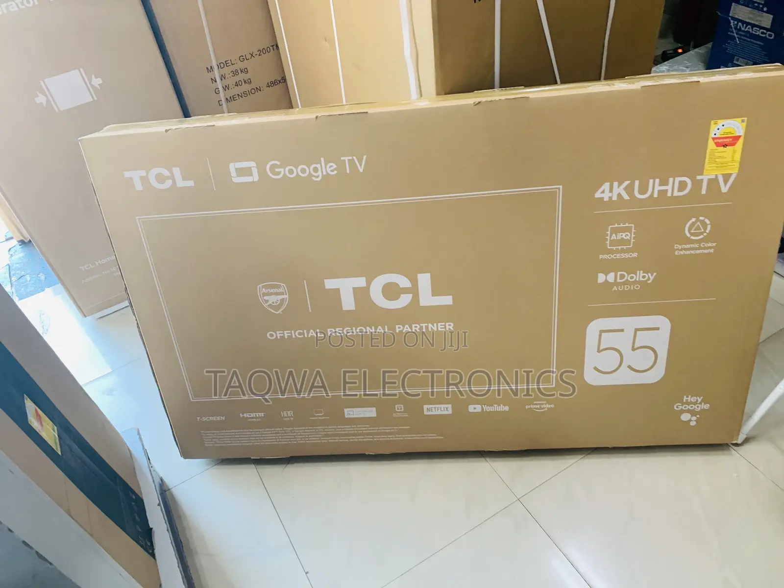 Full Viewing,Tcl 55 Inches Android Tv