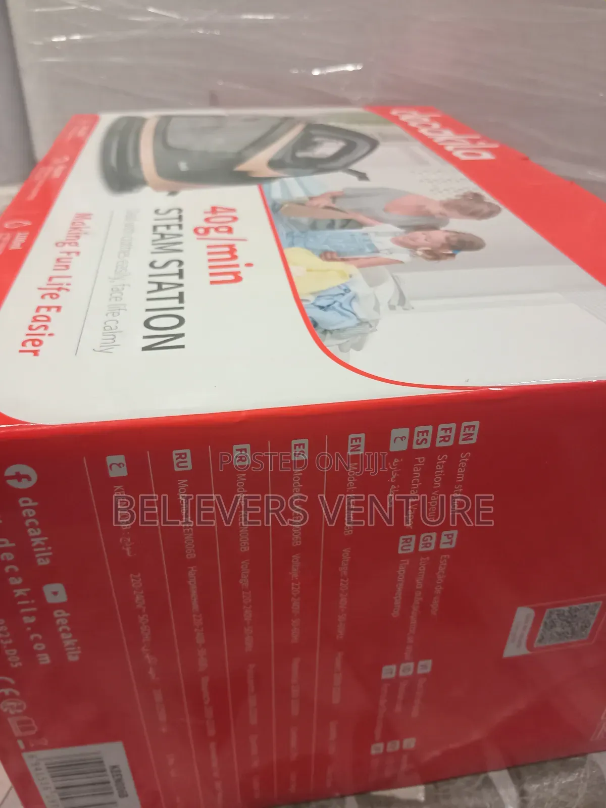 Limited Edition 1100ml Garment Steamer Decakila Steamer