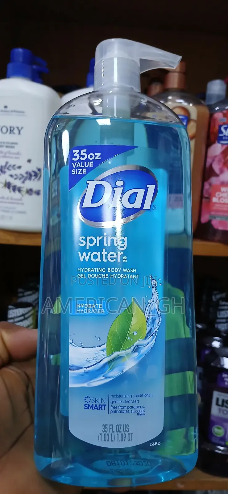 Dial Spring Water Body Wash 1.03l