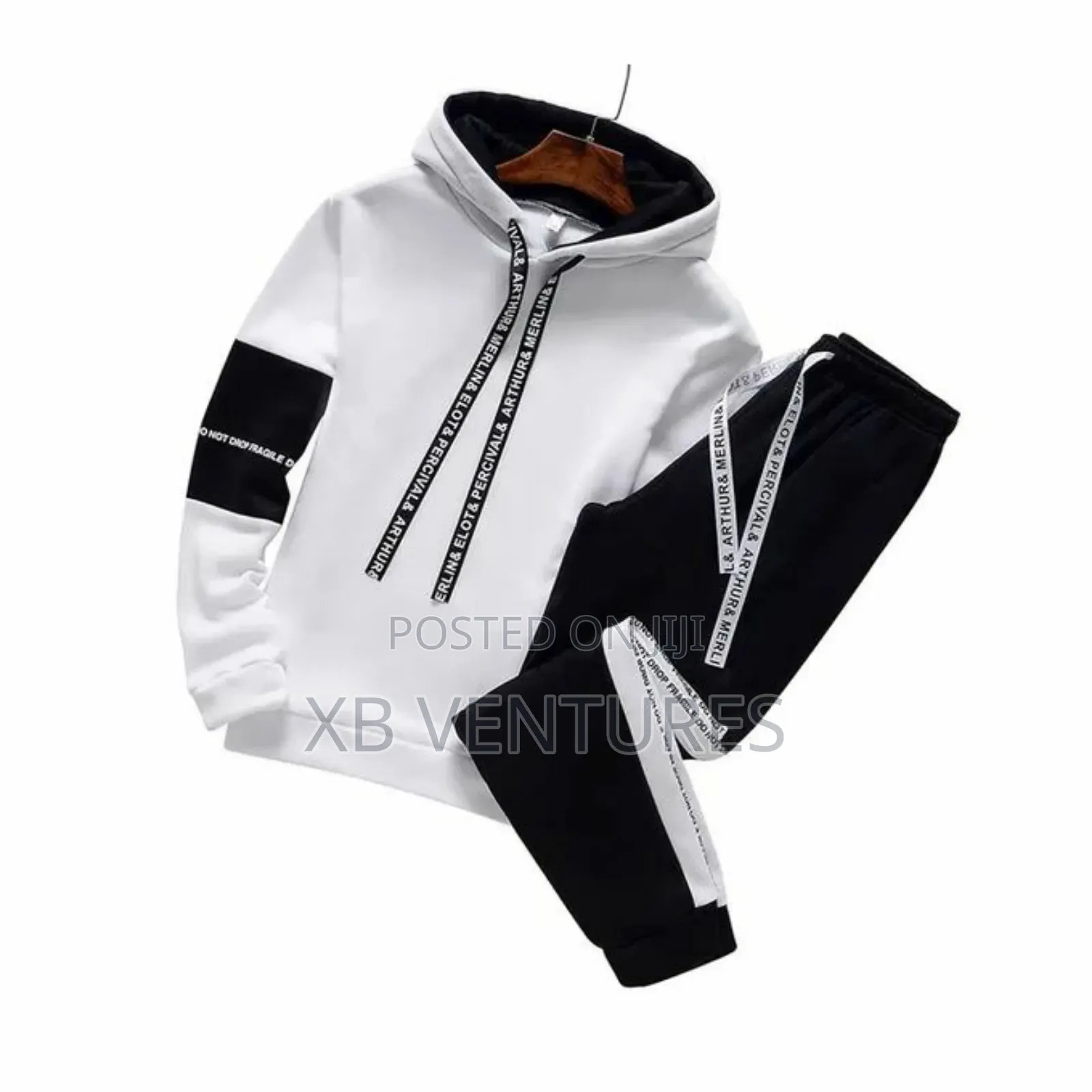 Men Sport Hoodie Jacket + Pants