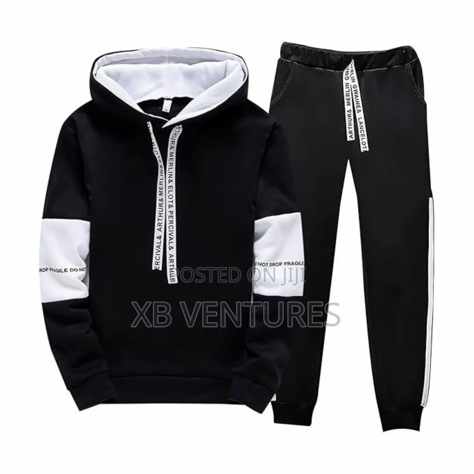 Clothes Set Sweater Trendy Handsome Korean Style Jacket