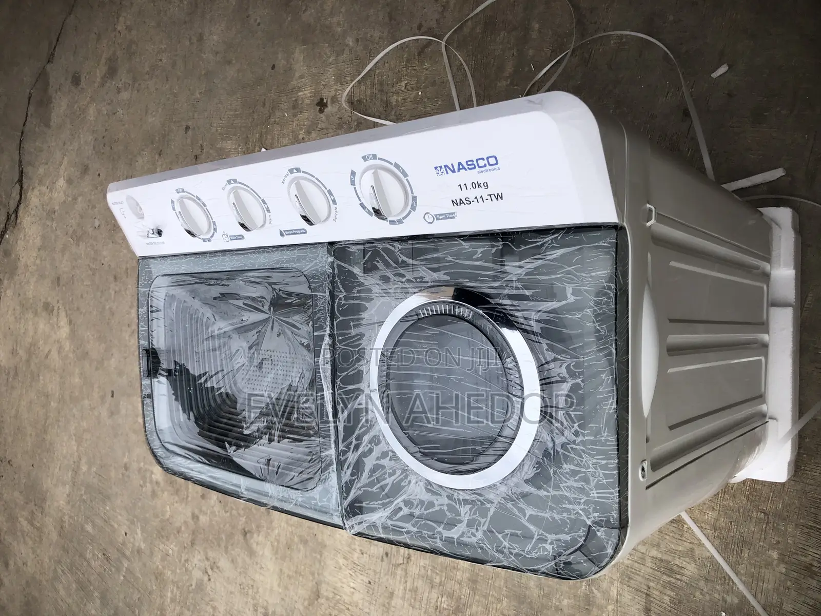 Nasco Washing Machine Twin Top Semi Automatic 11kg for Sale