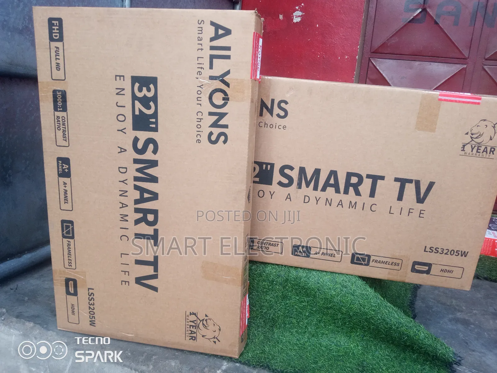 Ailyons Smart Life,Your Choice Ailyons 32inches Smart Tv