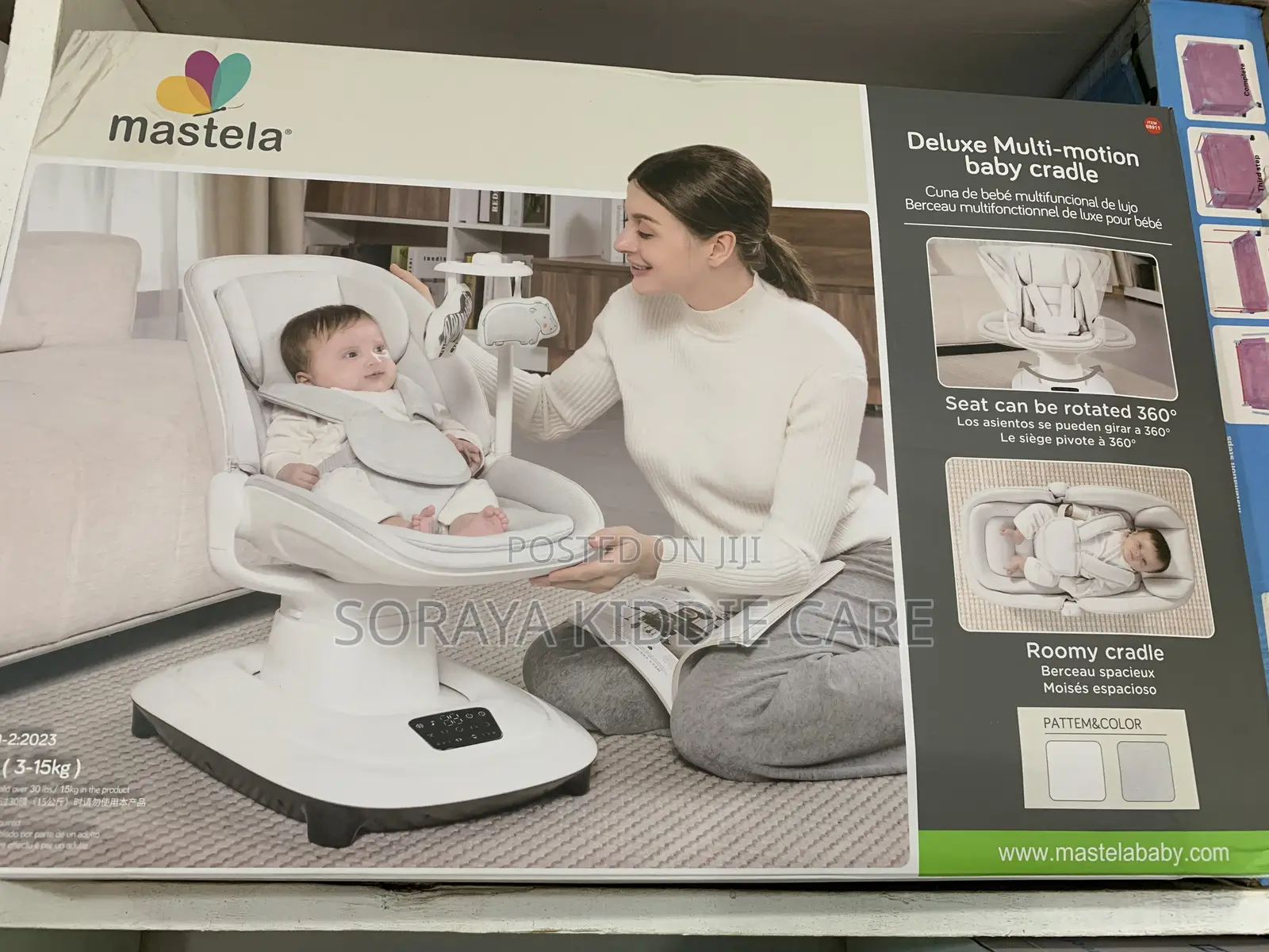 Mastela Deluxe Multi-Motion Baby Cradle