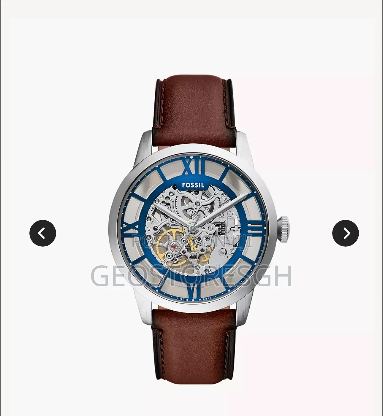 Townsman Automatic Brown Leather Watch