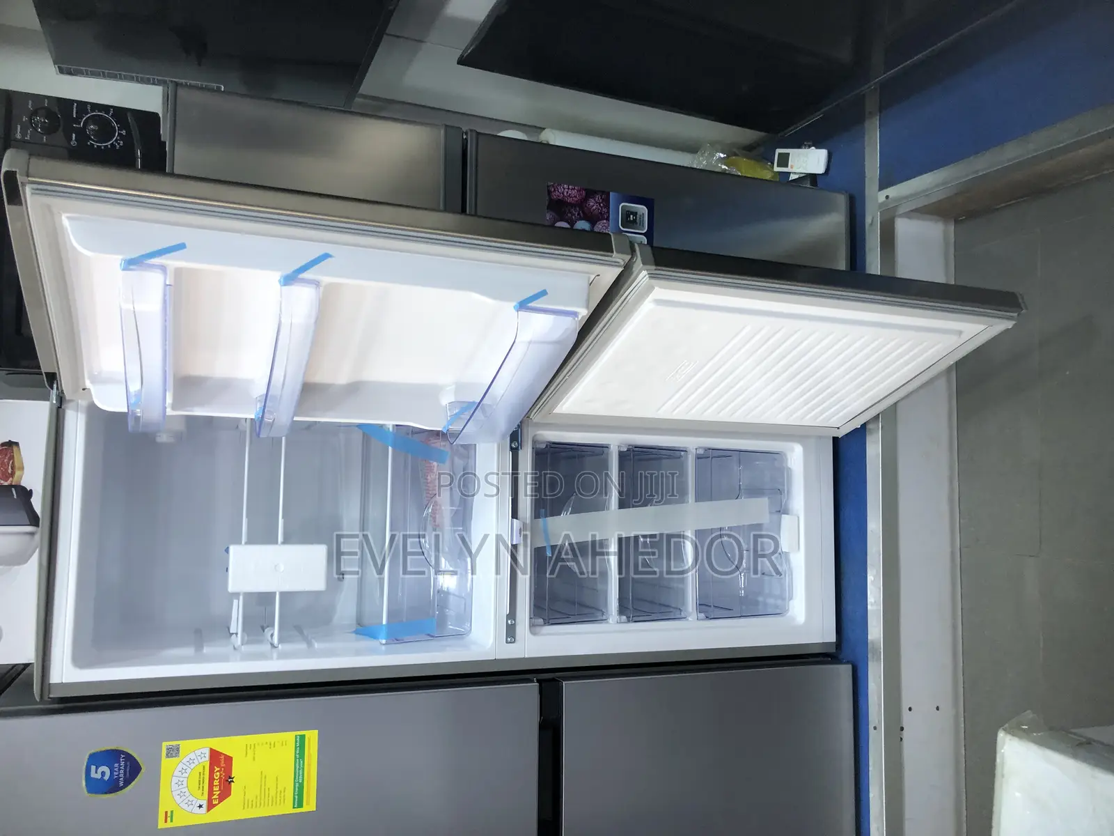 Bottom Freezer Pearl Fridge 142 Liters Available as Seen