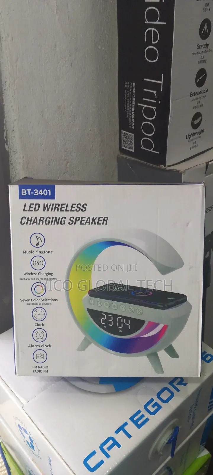 Led Wireless Charging Speaker