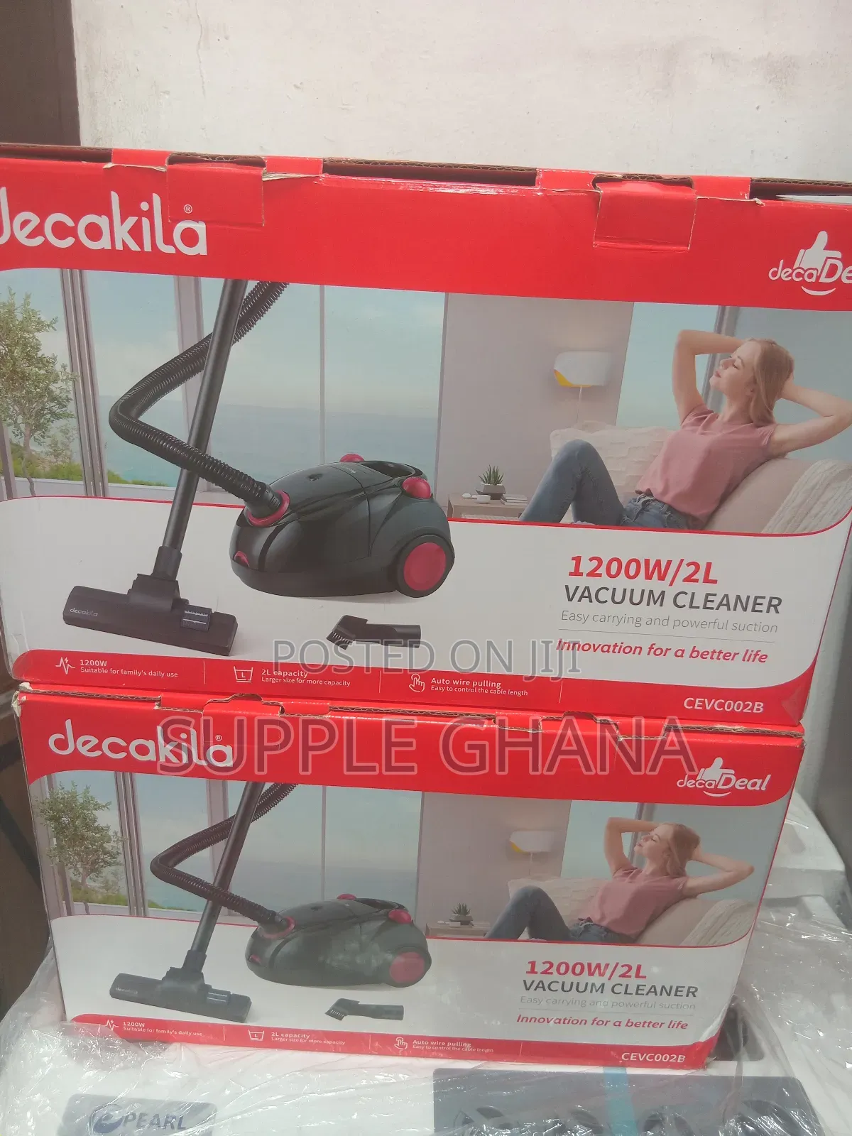 Easy to Use Decakila 1200w/2l Vacuum Cleaner Machine