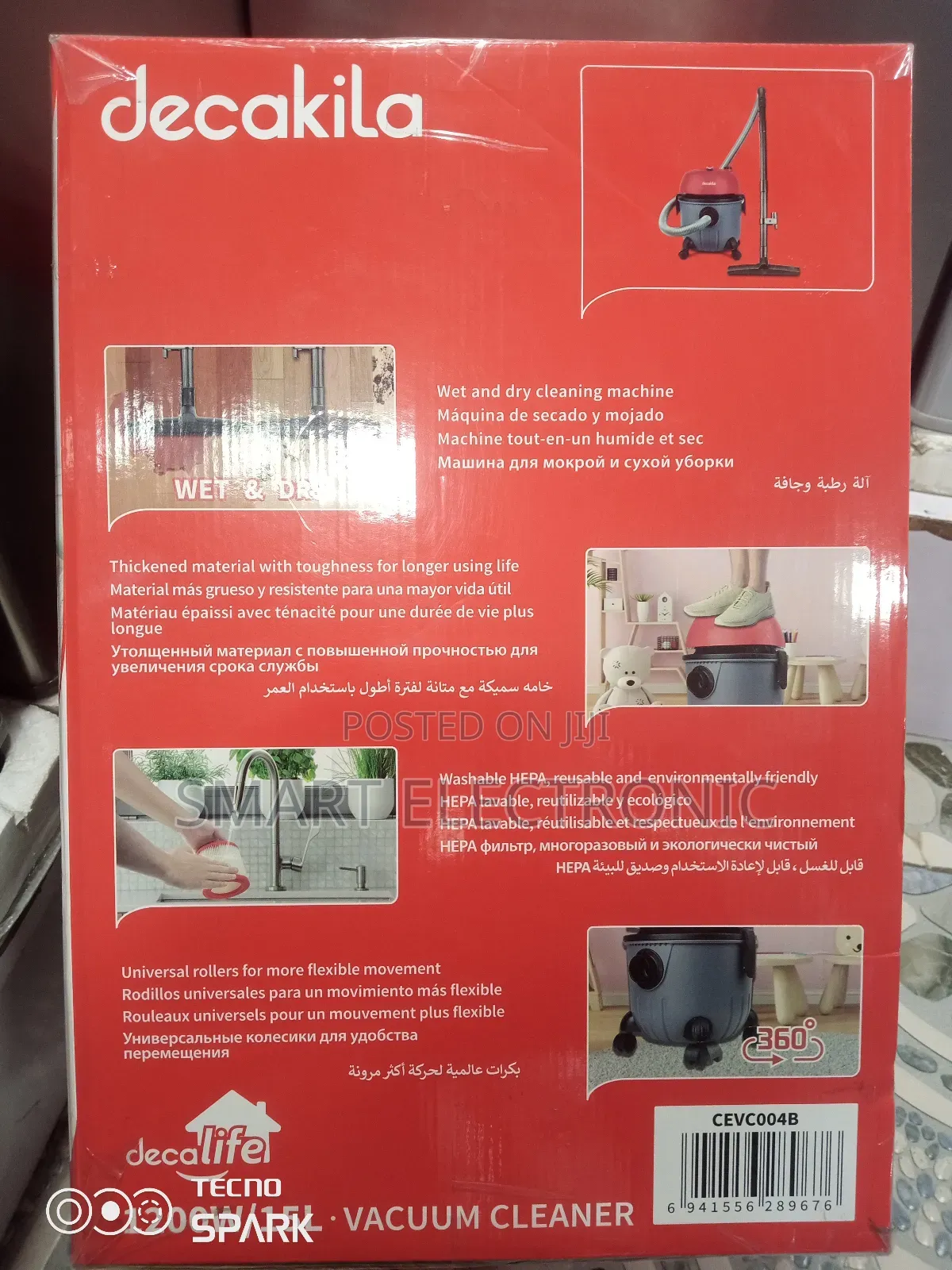 Make Cleaning to Be Easier With Decakila Vacuum Cleaner