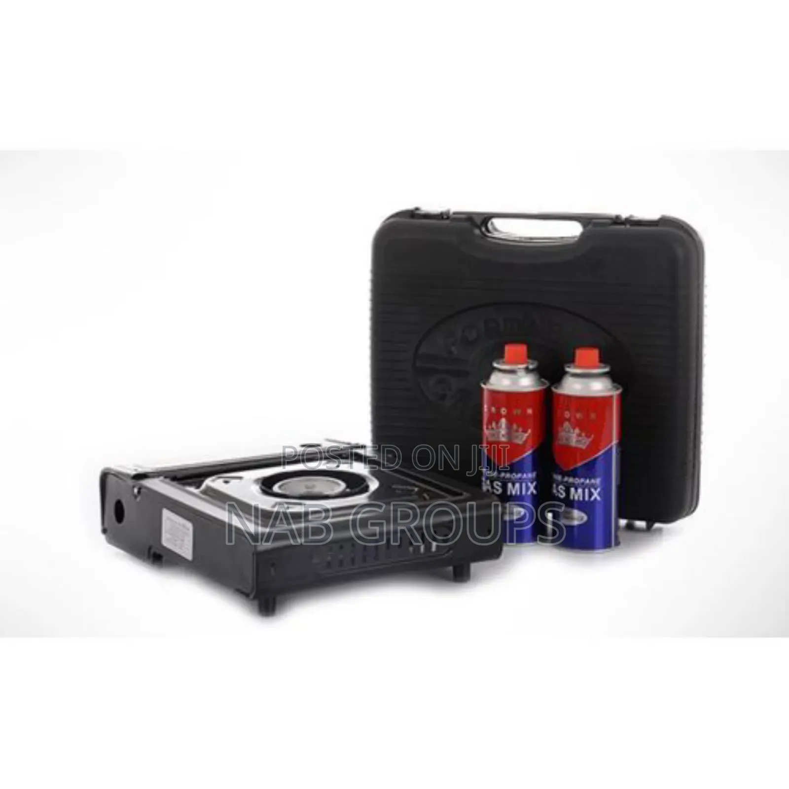 Portable Gas Stove With 2 Filled Cylinders