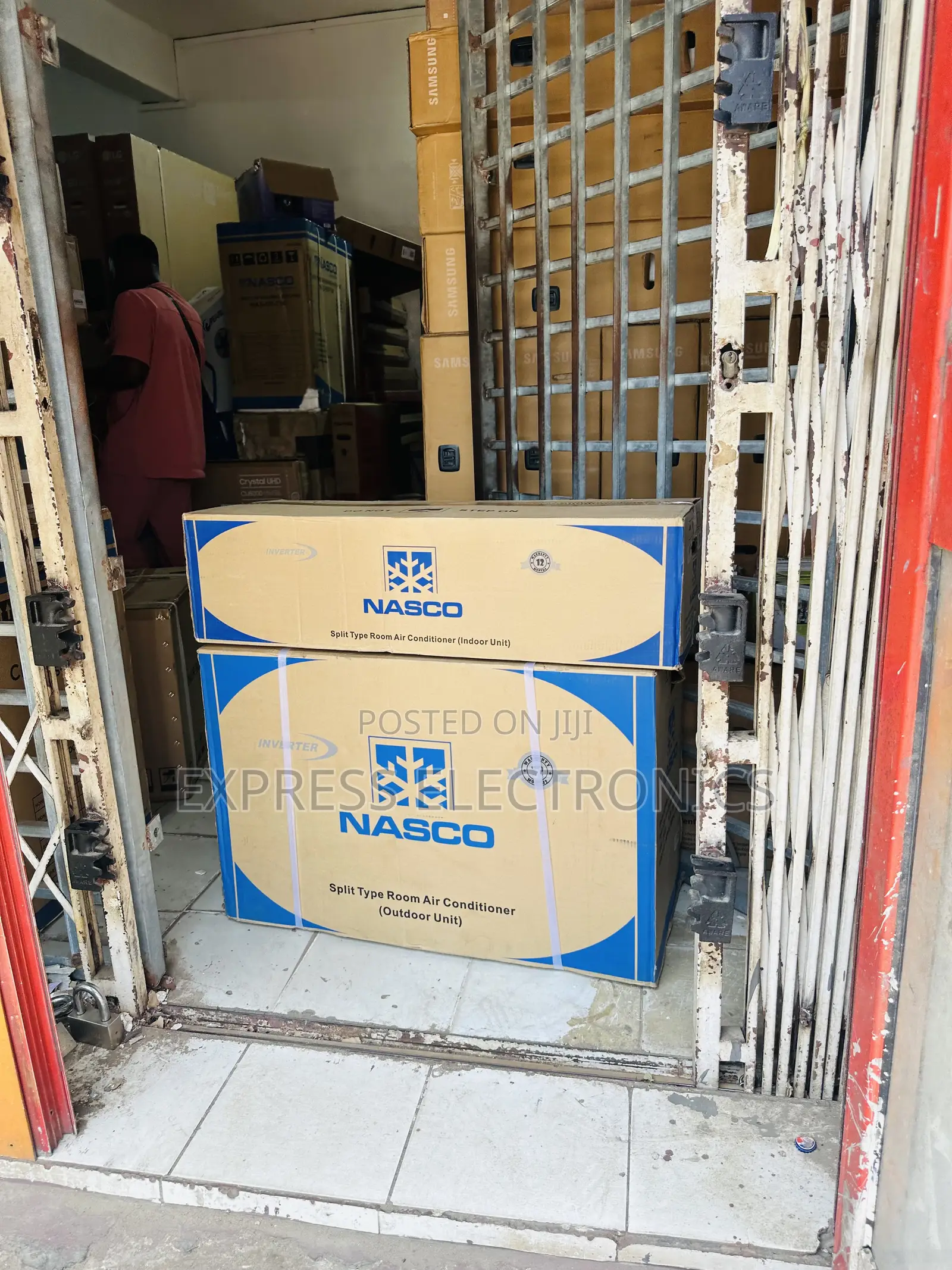 Brand New Black Nasco R410 Gas Inverter 1.5hp Split Let