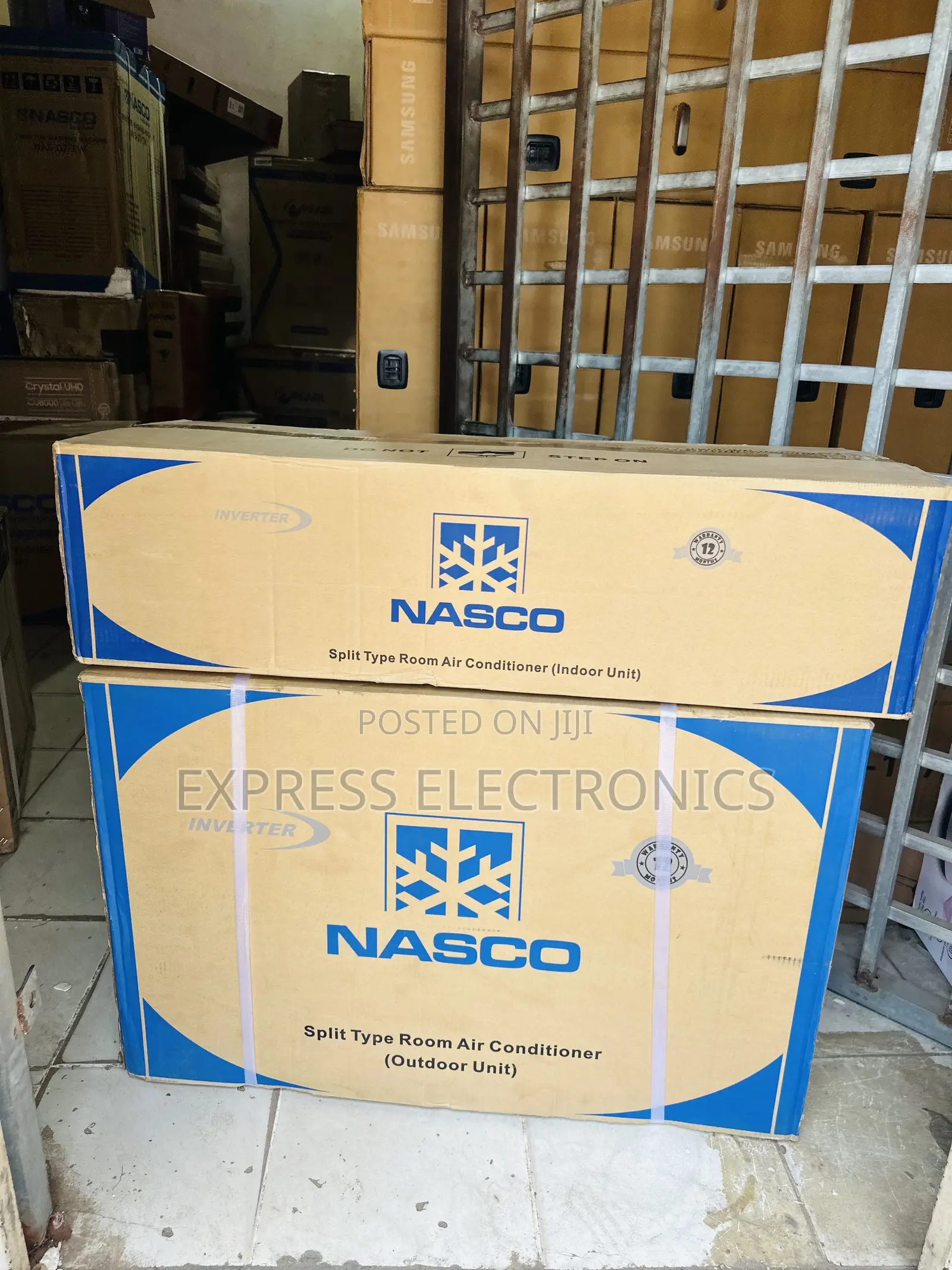 Auto Restart Nasco Split Inverter Plus Vertu 1.5hp Black