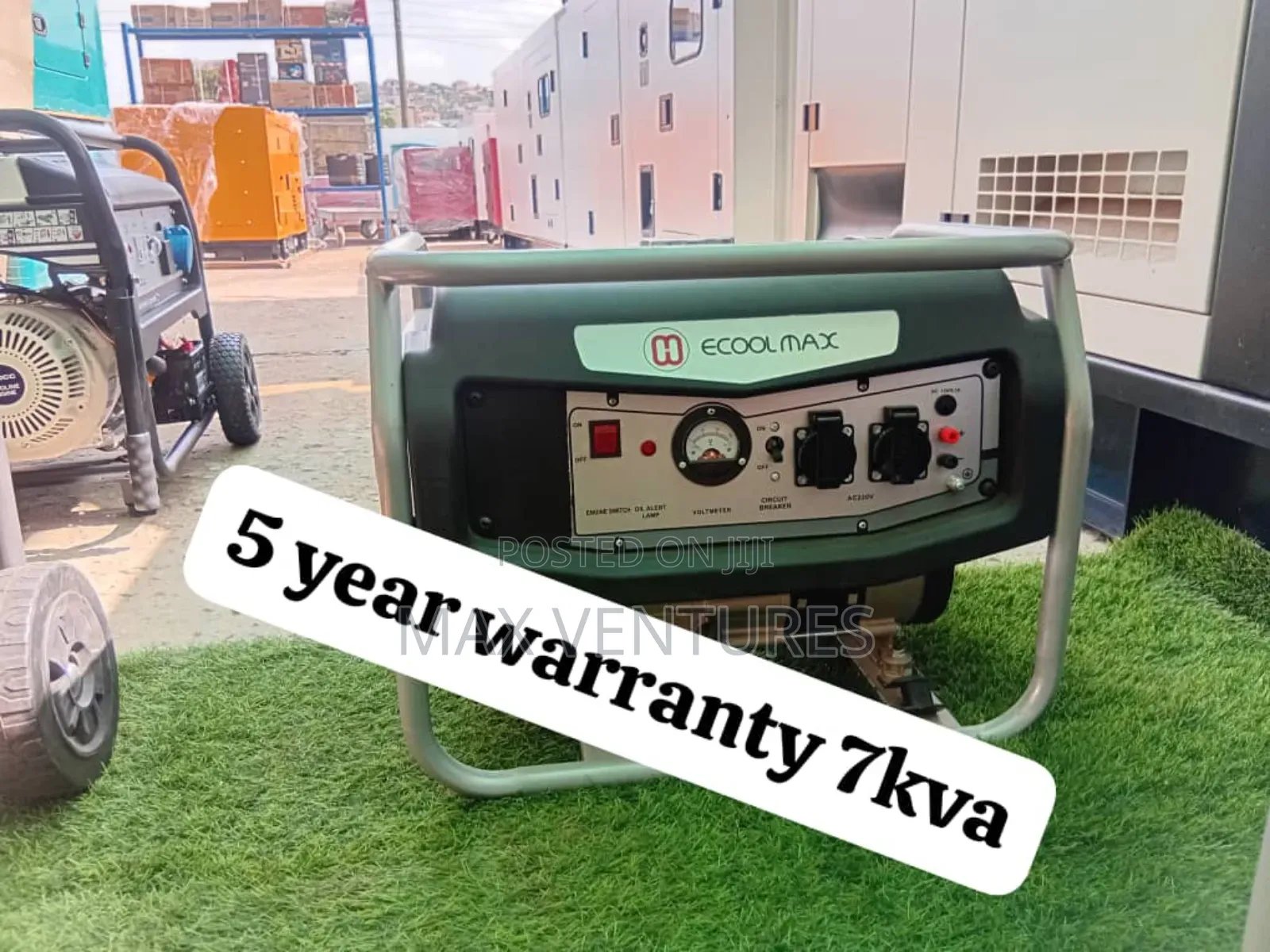 High Grade 7kva Generator 8kw Petrol Ecoolmax Pullstart