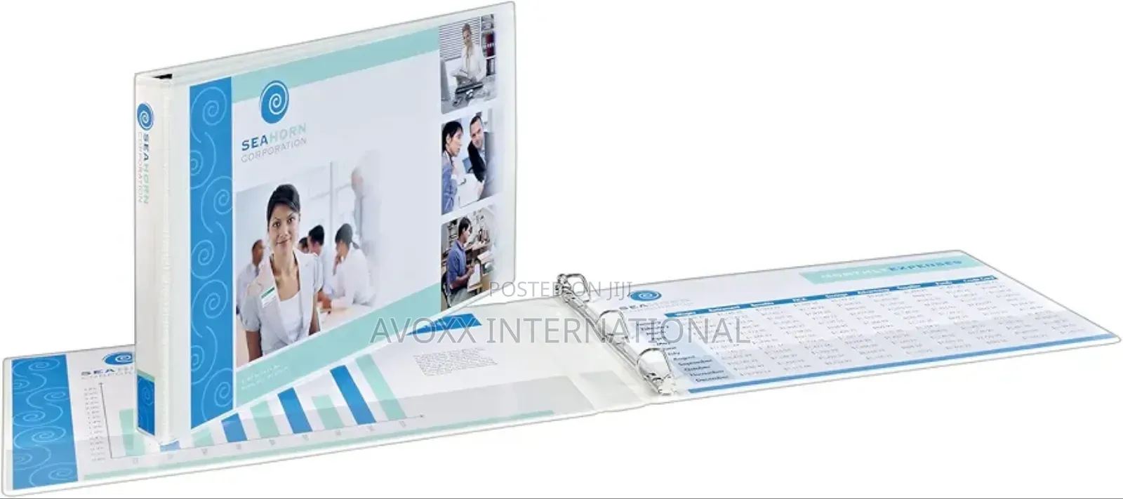 Avery Heavy-Duty View 3 Ring Binder, 1" Slant Rings