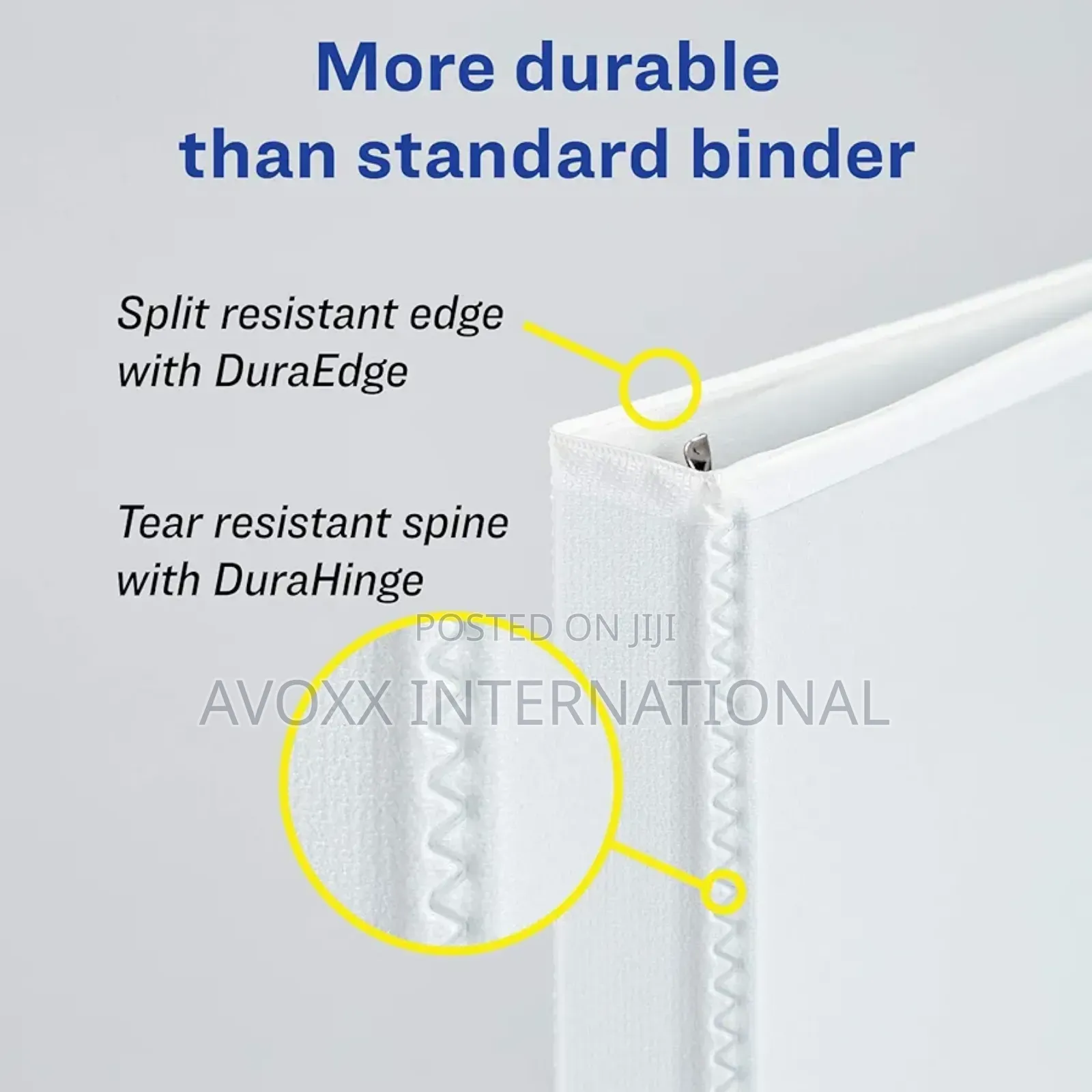 Avery Heavy-Duty View 3 Ring Binder, 1" Slant Rings