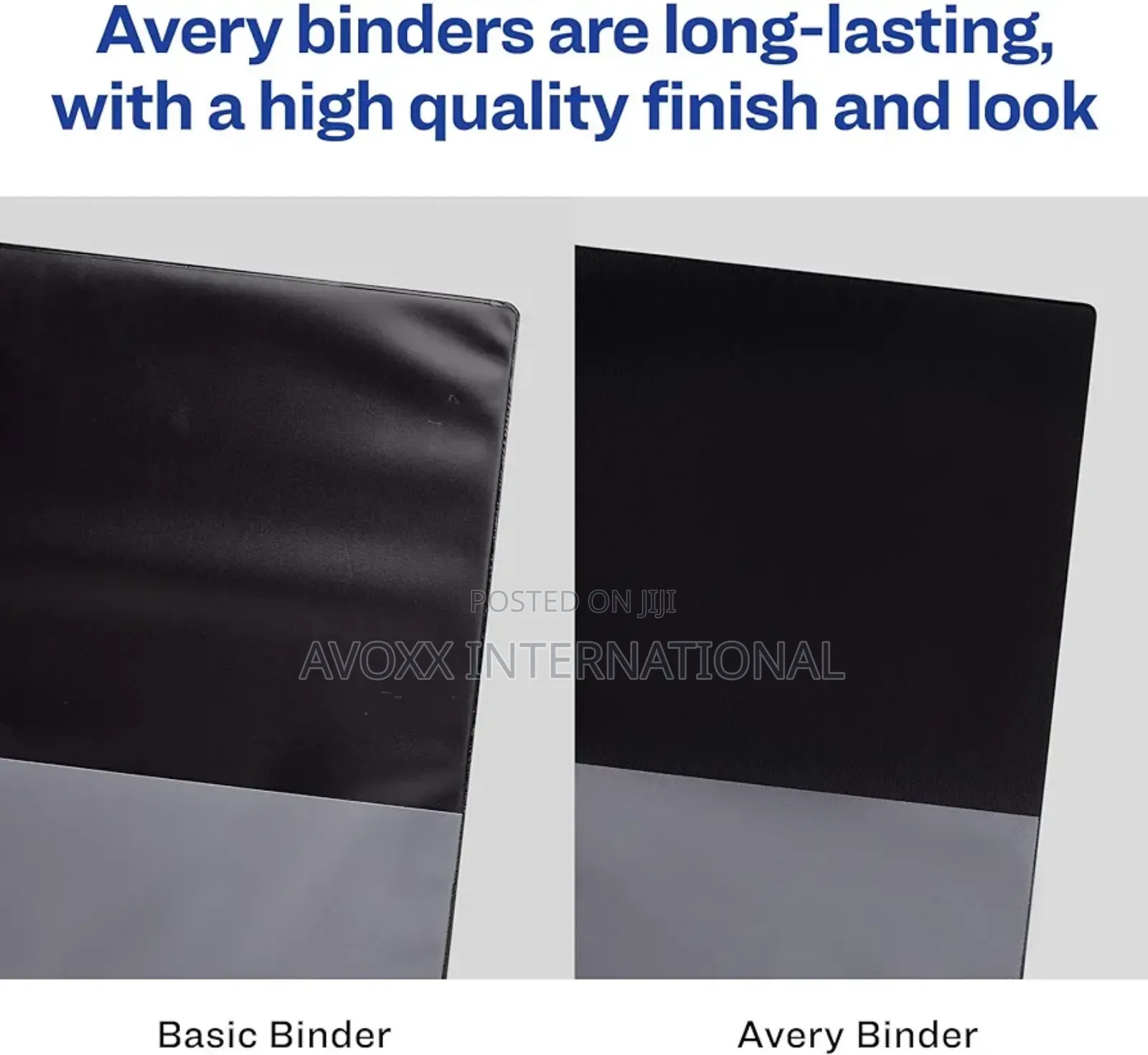 Avery Heavy-Duty View 3 Ring Binder, 1" Slant Rings