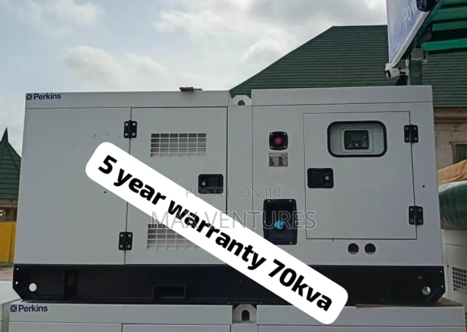 High Grade 70kva Generator 60kw Diesel Perkins Push Start