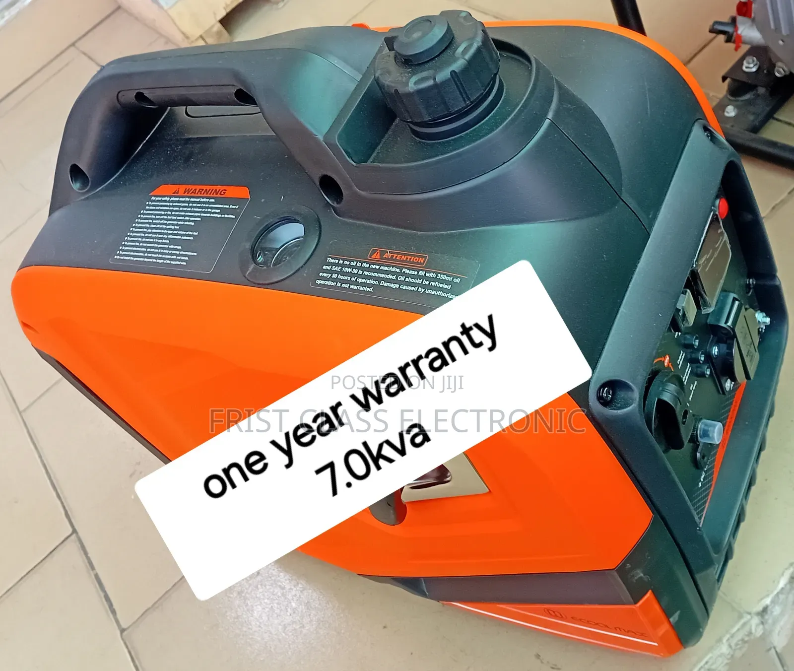 High Standard Quality 7.0kva Petrol Generator