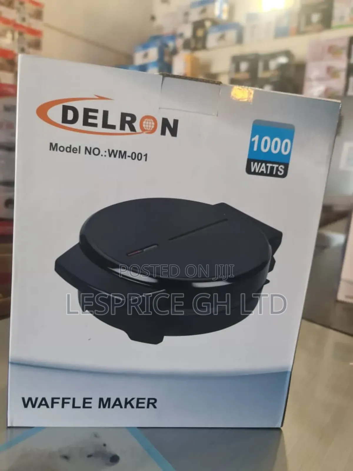 Delron Waffle Maker -5 Slice Heart Shaped