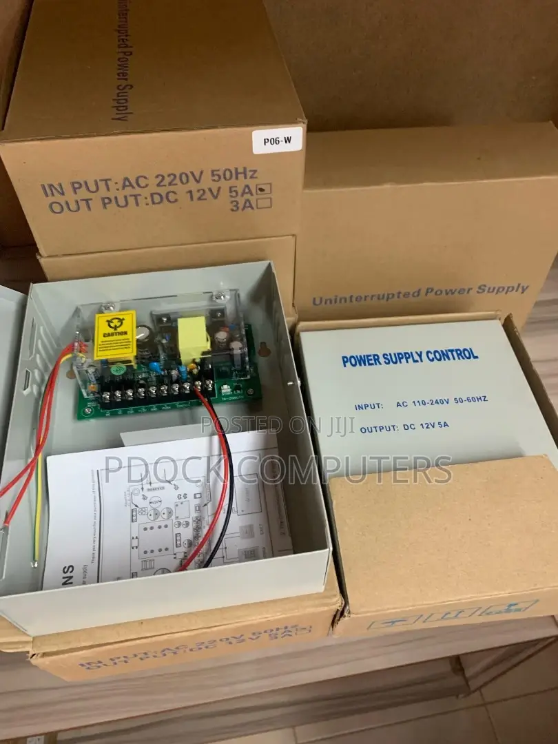 8ch CCTV Power Supply Control 12v 5a Power Box