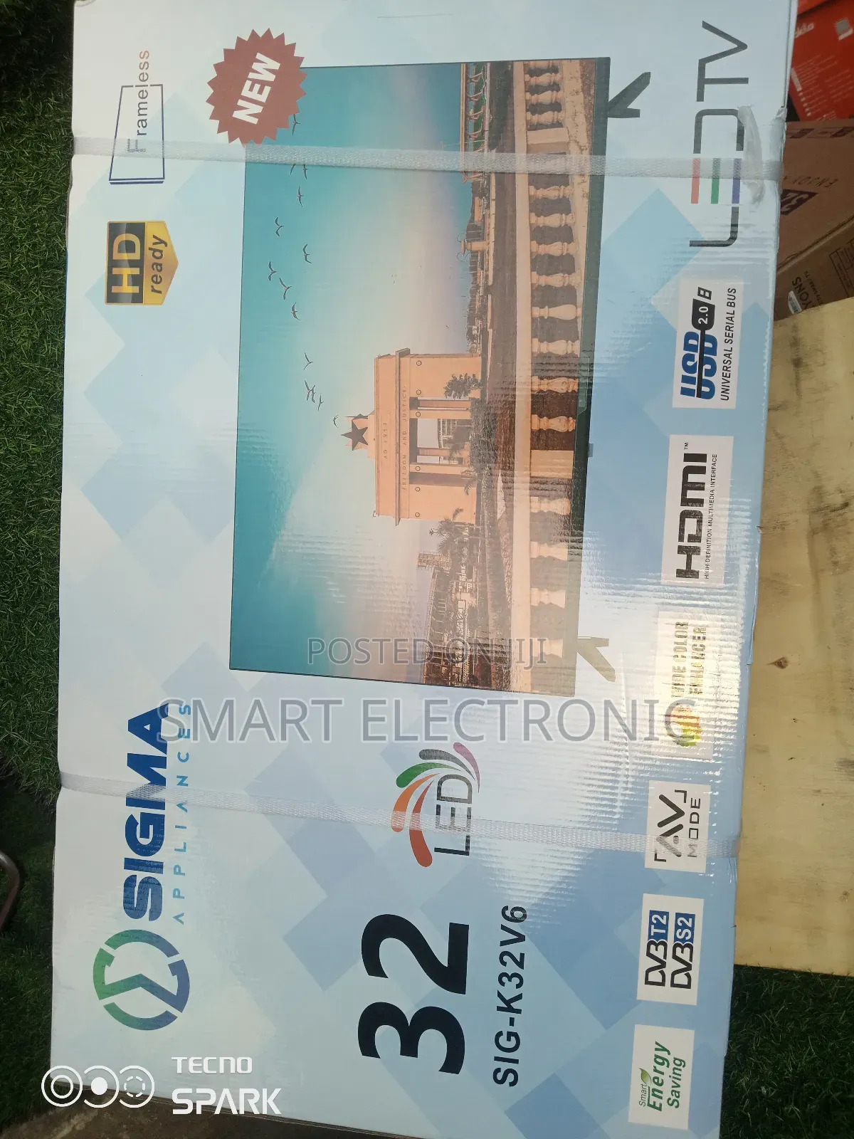 Sigma 32 Inches Frameless Hd Led Tv