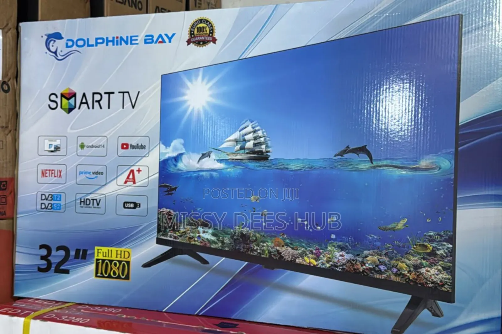 32" Smart Tv From Dolphine Bay