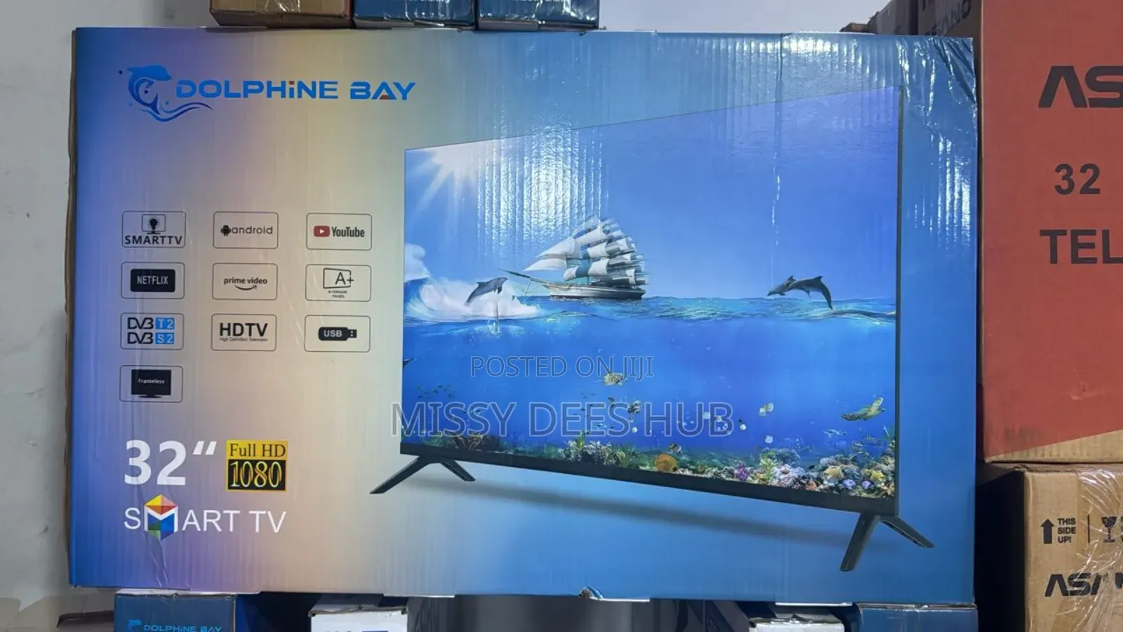 32" Smart Tv From Dolphine Bay