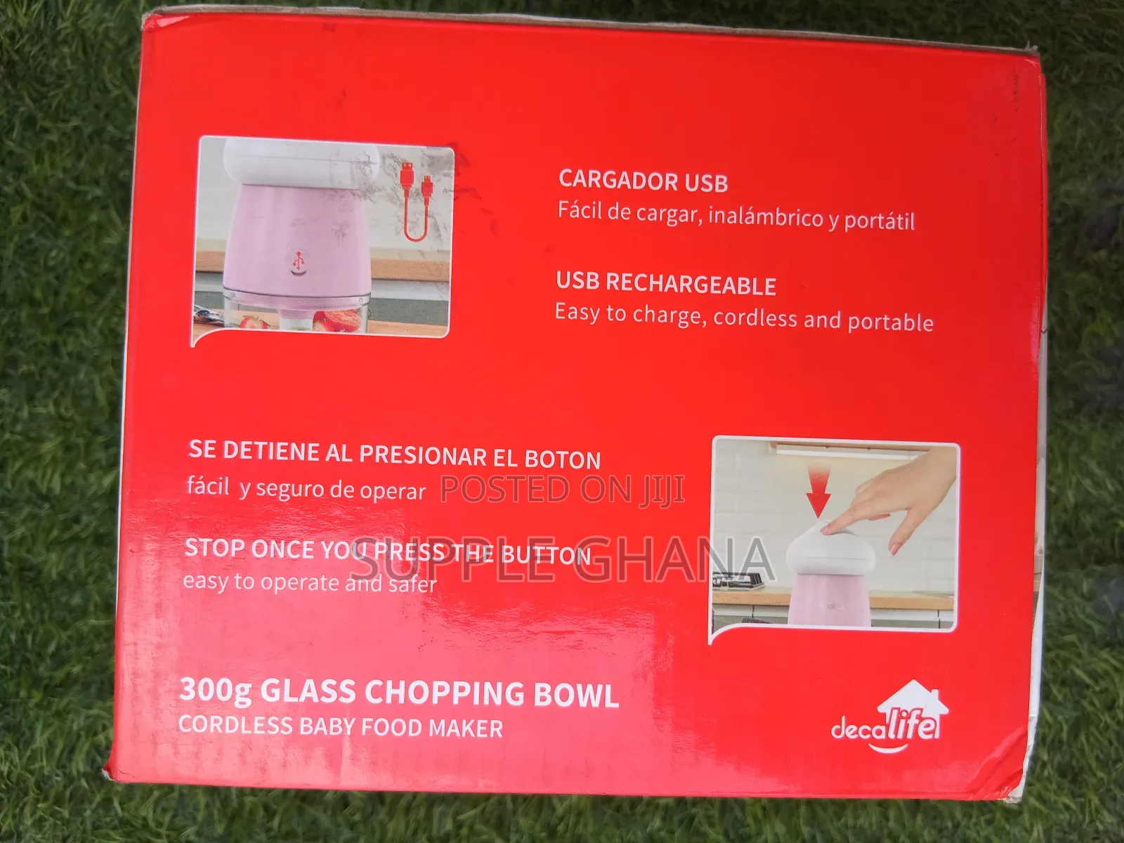 Improved 300g Decakila Glass Cordless Baby Food Maker Set