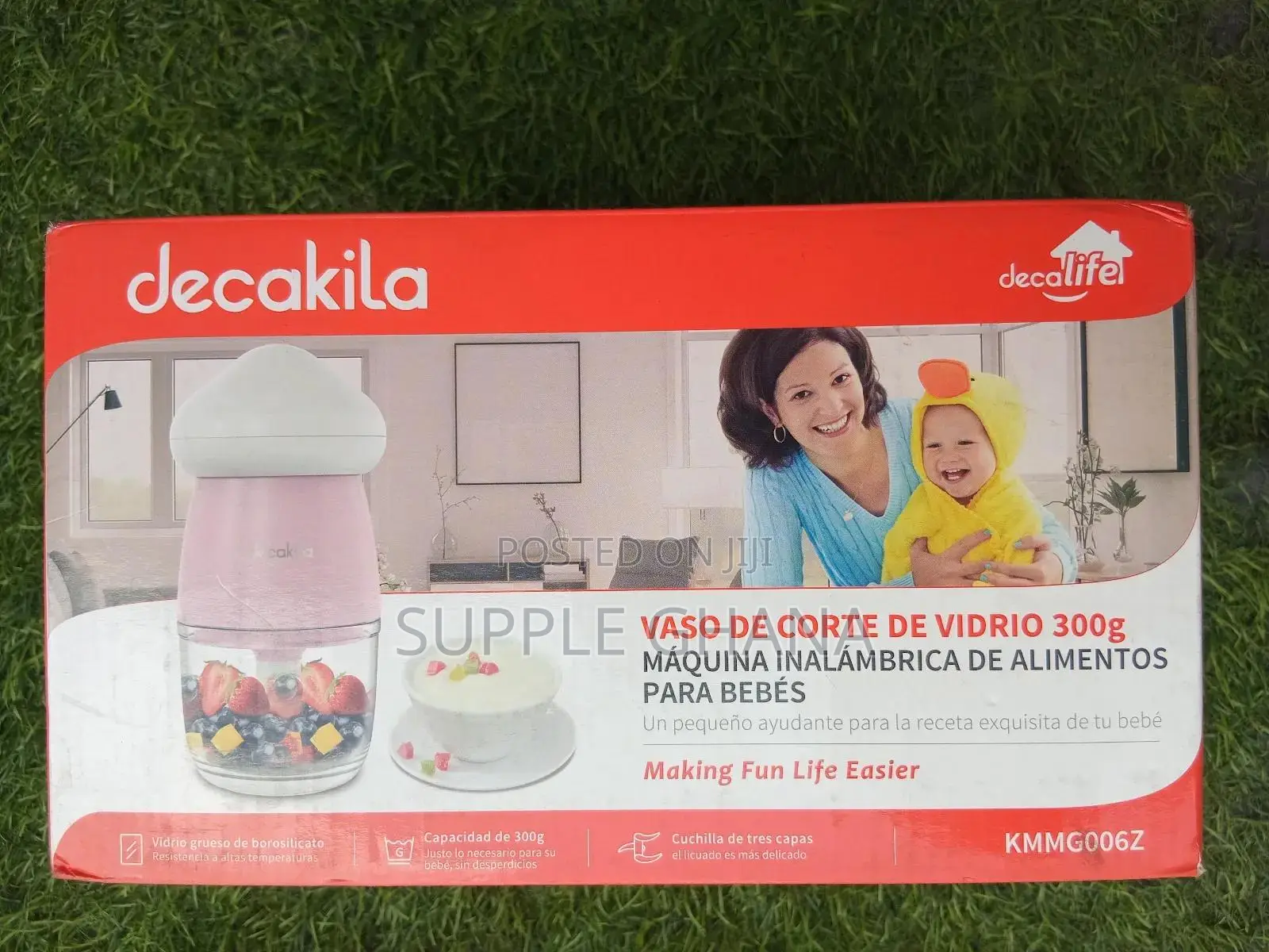 Improved 300g Decakila Glass Cordless Baby Food Maker Set