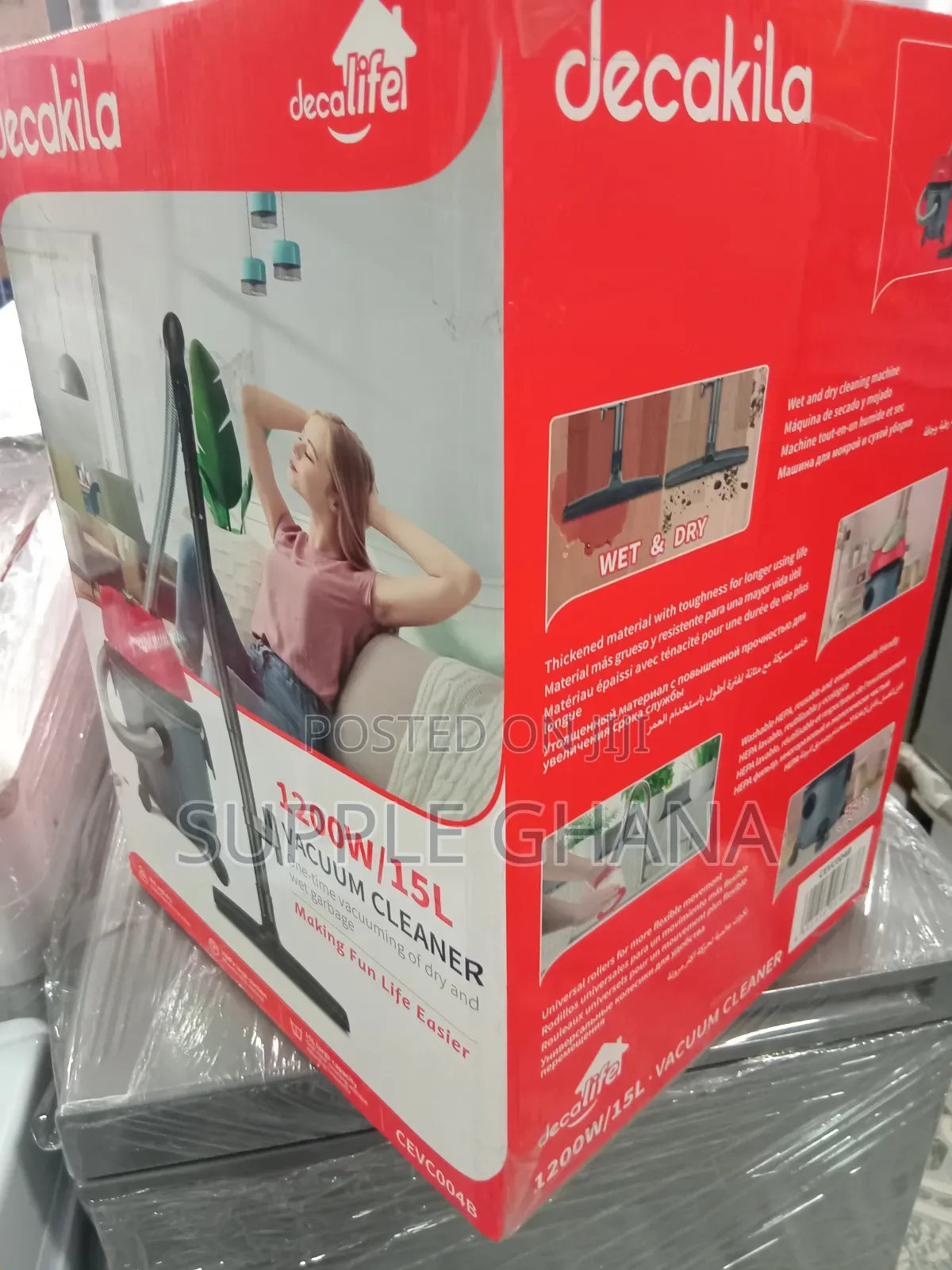 Likable Cevc004b Decakila 15l Vacuum Cleaner Machine