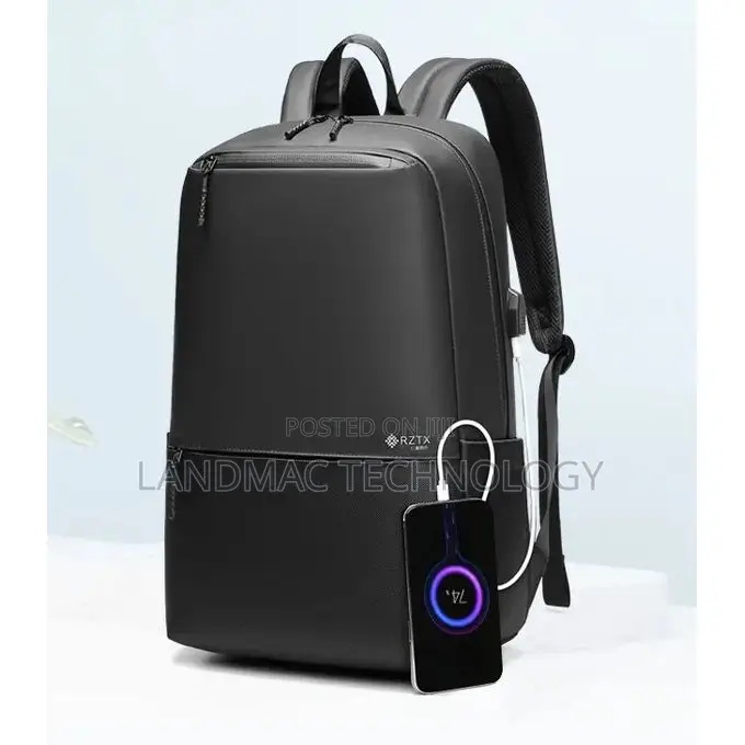 Anti-Theft Laptop Backpack With Usb Business Travel - Black