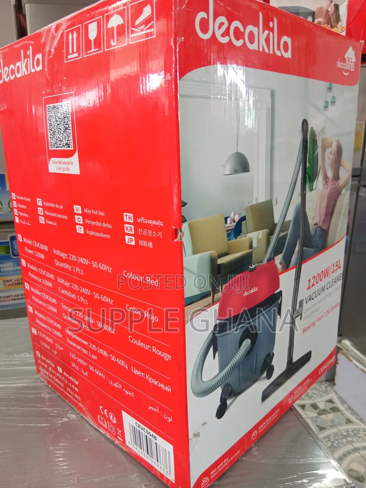 Admirable 1200w/15l Decakila Vacuum Cleaner Energetic Set