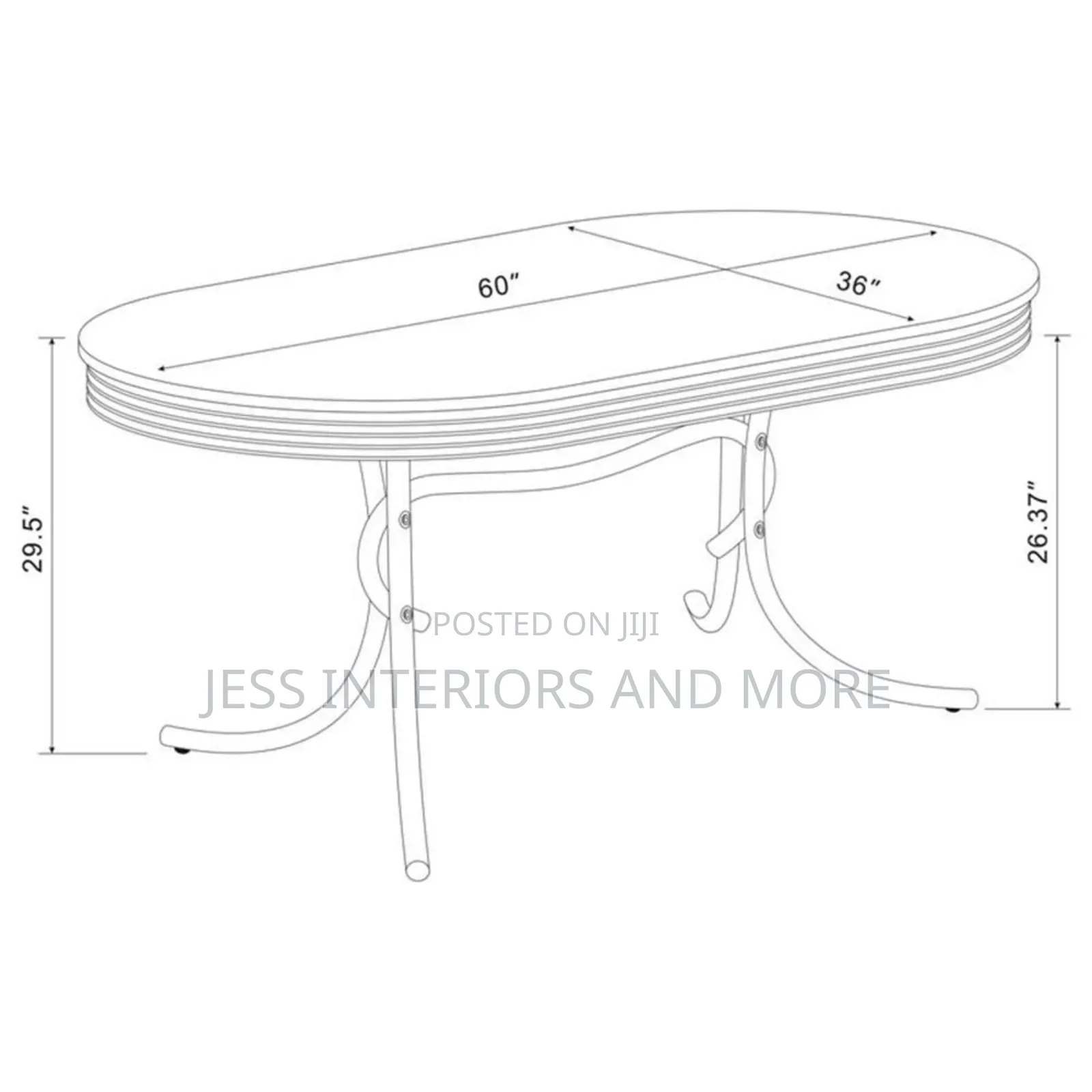 Dining Table (Glossy White)