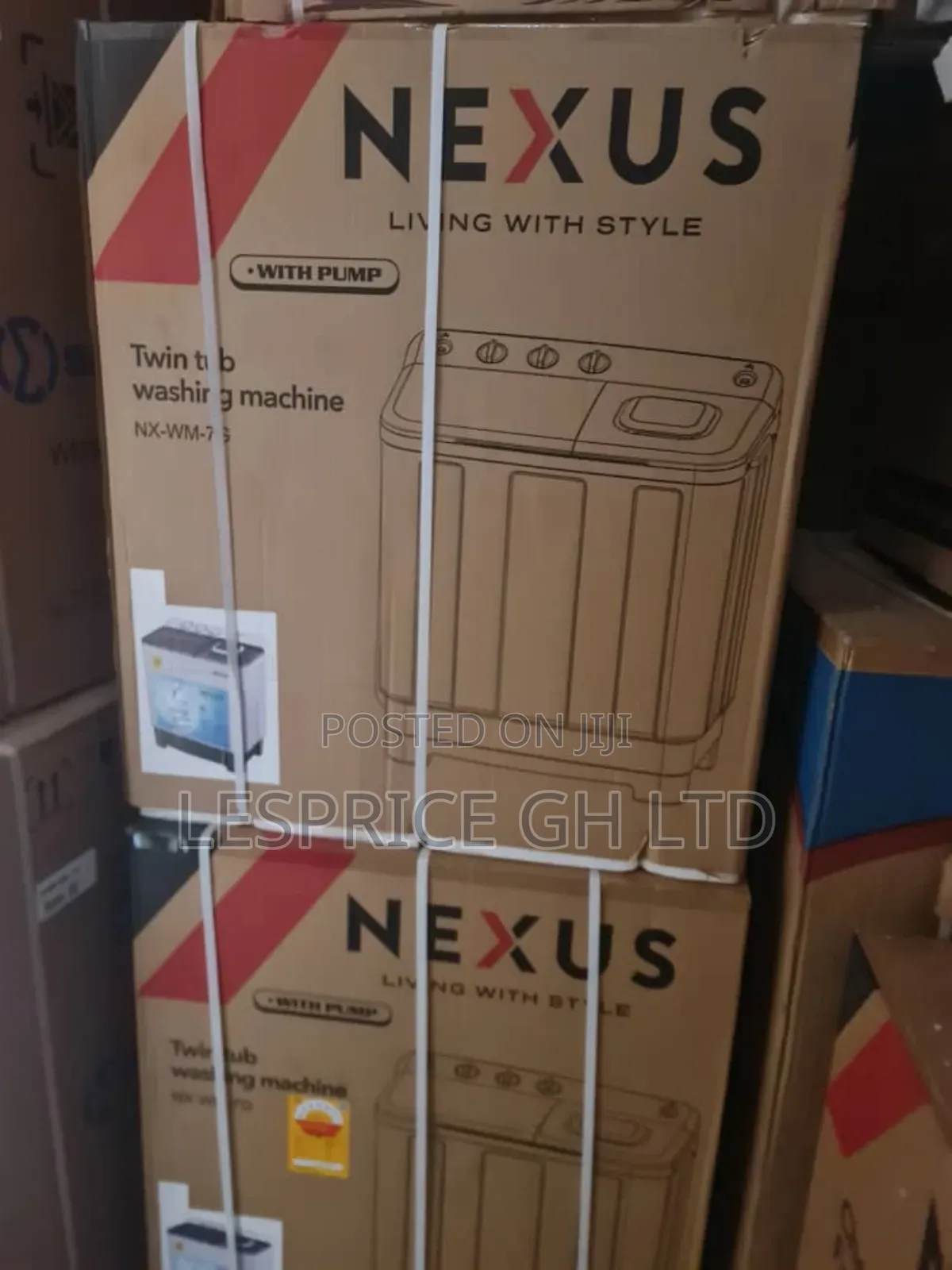 Nexus Easy Drain Washing Machine: 7kg C