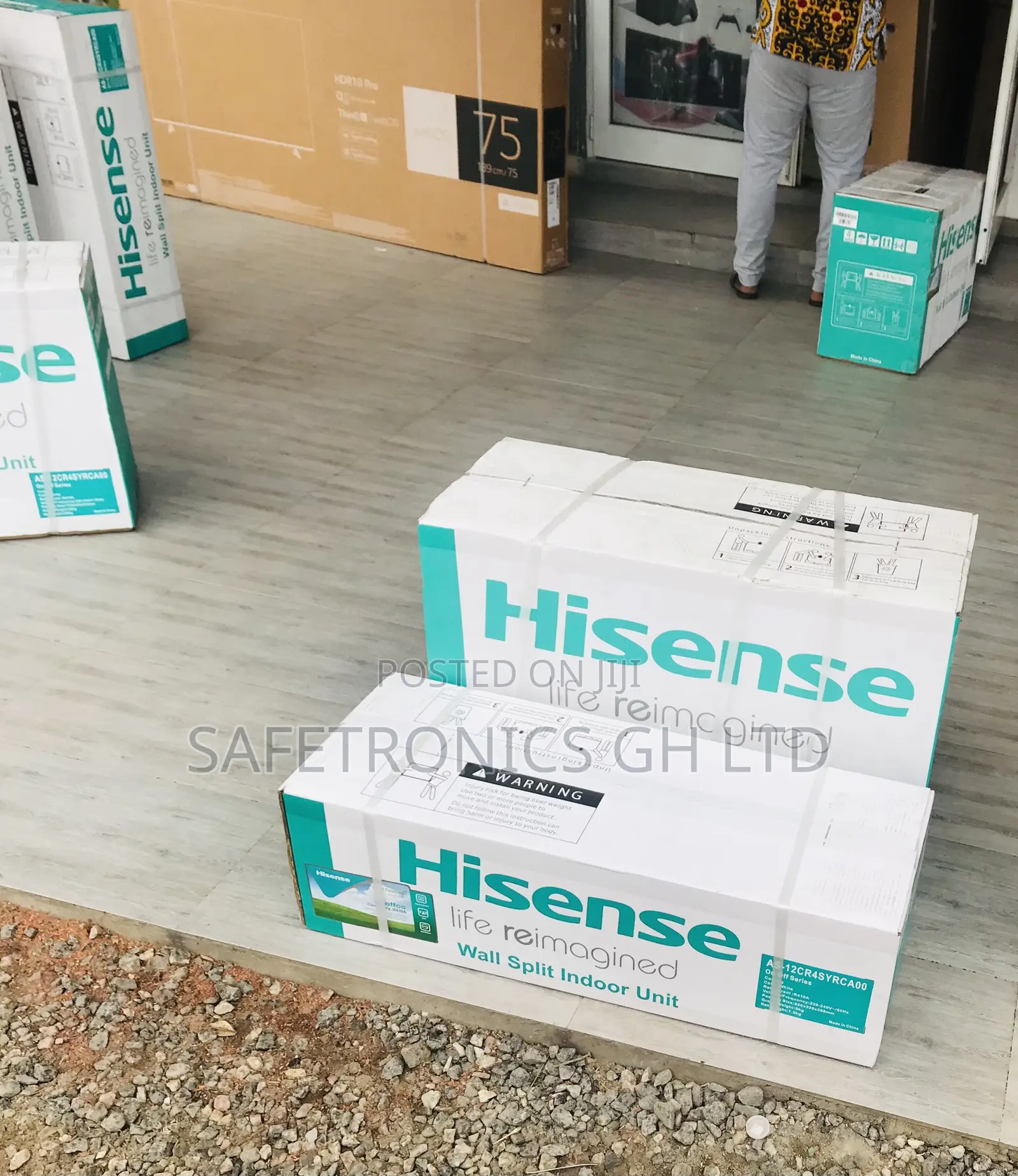 Valuable New 1.5 Horsepower Split Hisense R410 White Ac