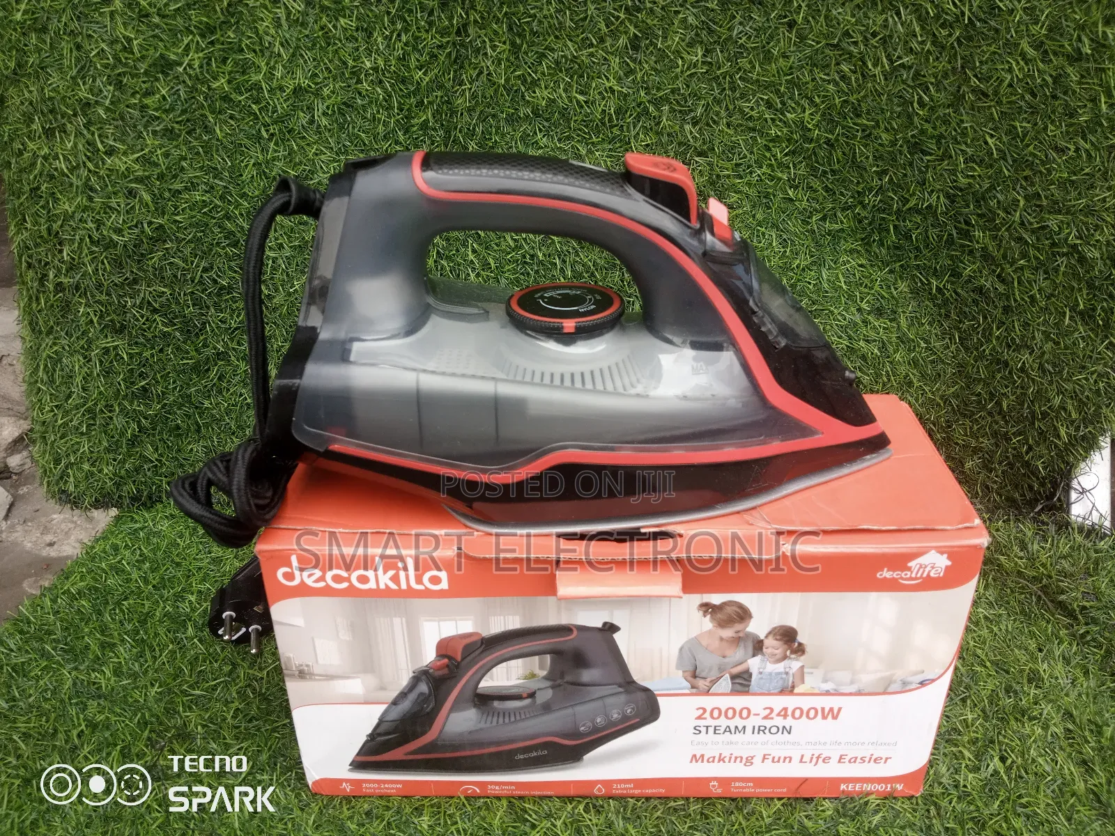 Fast Preheat Iron Decakila Steam Iron