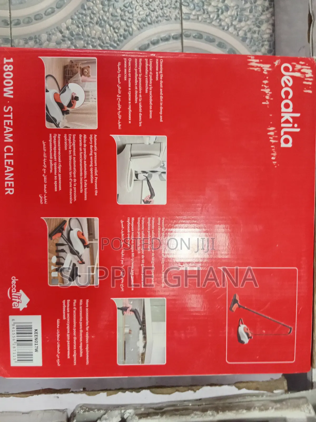Authentic 1800w Decakila Steam Cleaning Set