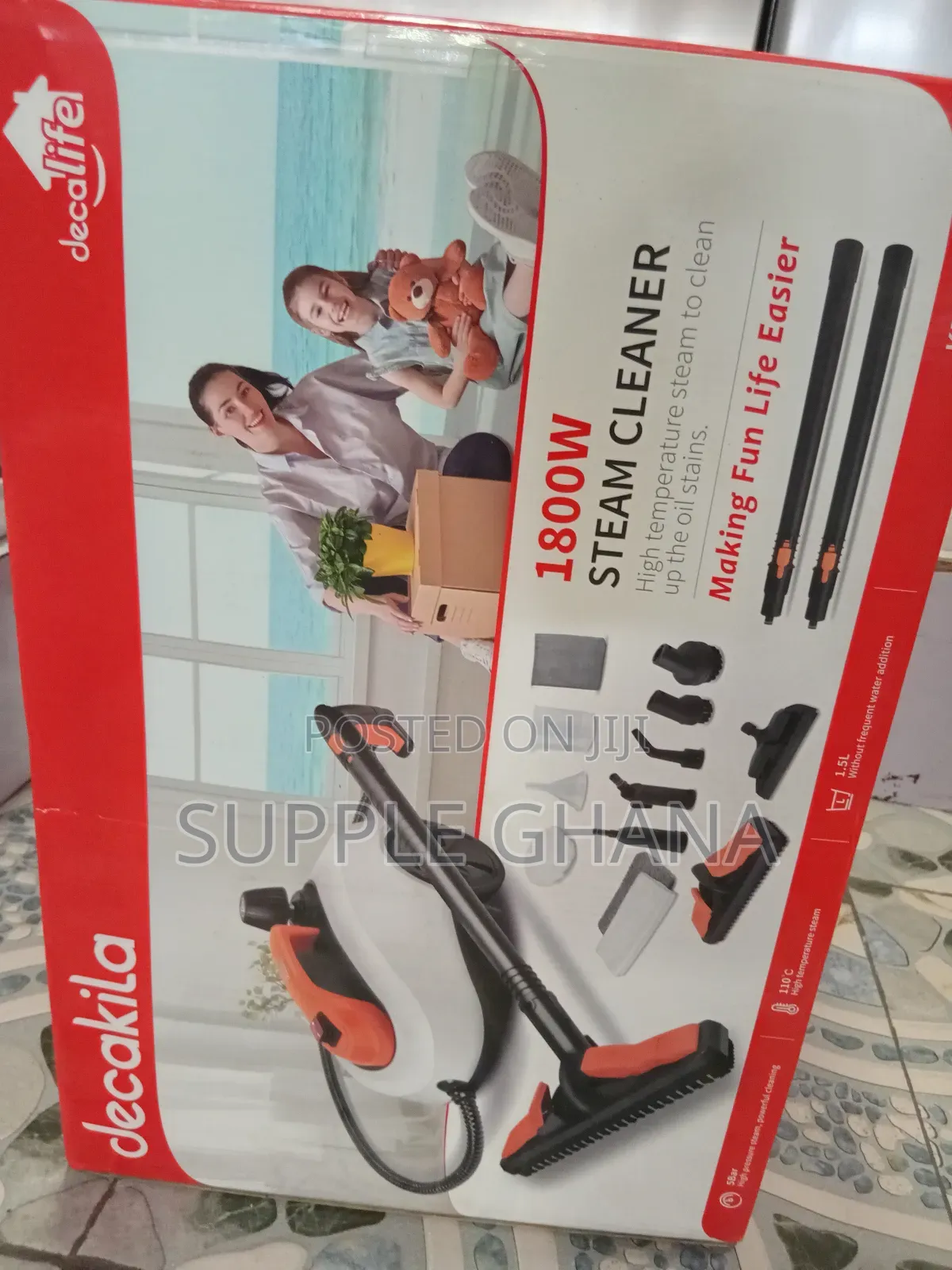 Keen017w Brilliant Decakila 1800w Steam Energetic Cleaner
