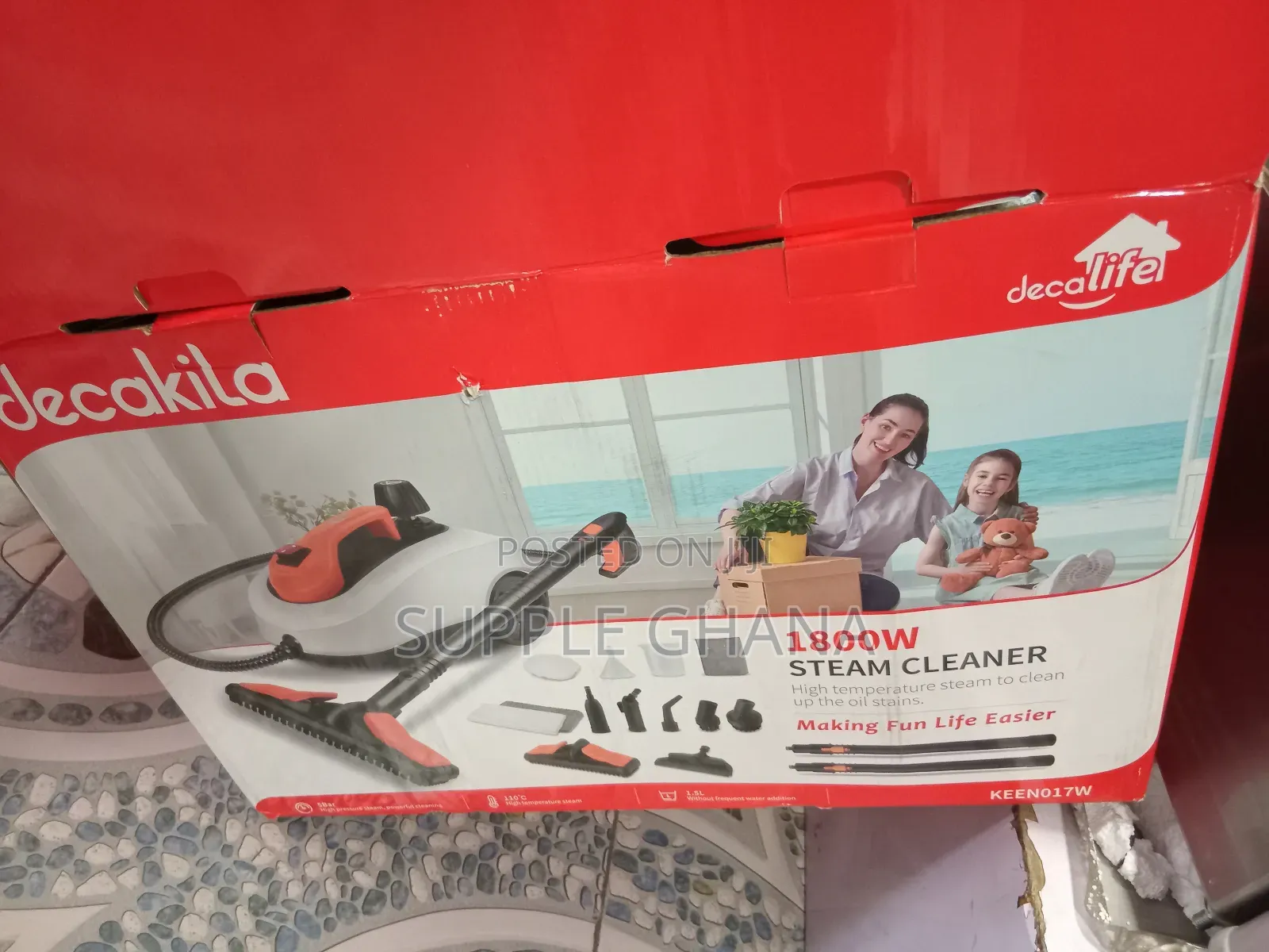 Best Selling 1800w Decakila Steam Cleaning System