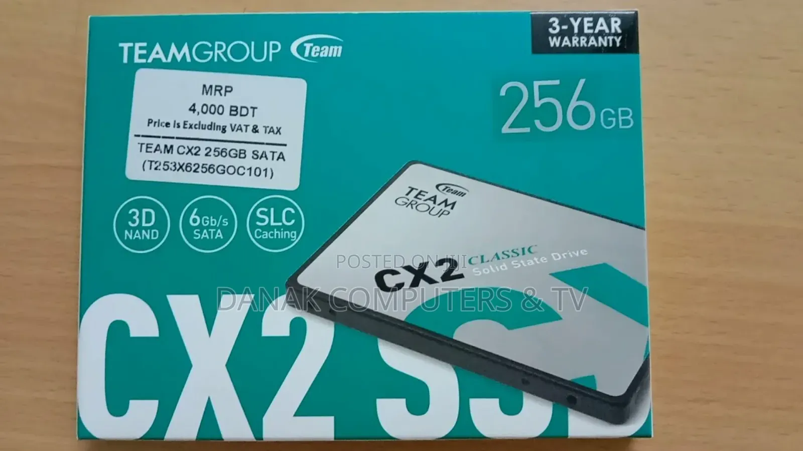 Team Group Cx2 Sata 256gb SSD